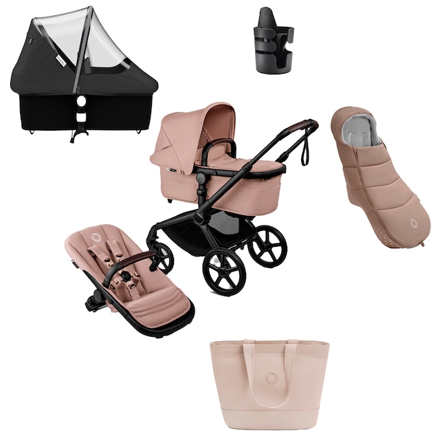 Imagem 0 de Pack indispensável - inverno bege com saco castanho Bugaboo Fox 5 Renew