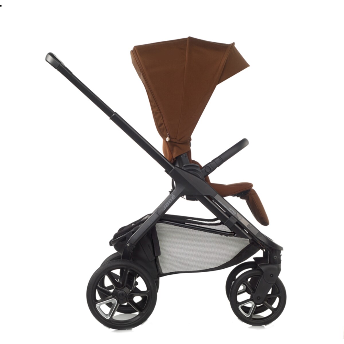 Pack Jané carrito Keep con silla de coche y accesorios marrón y gris Marrón-3