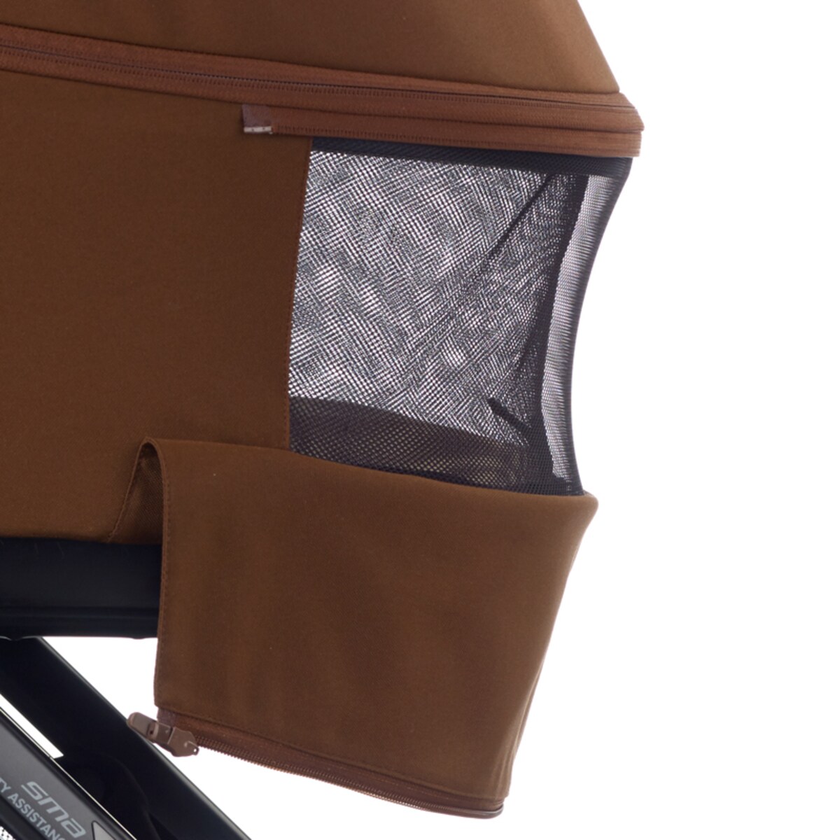 Pack Jané carrito Keep con silla de coche y accesorios marrón y gris Marrón-9