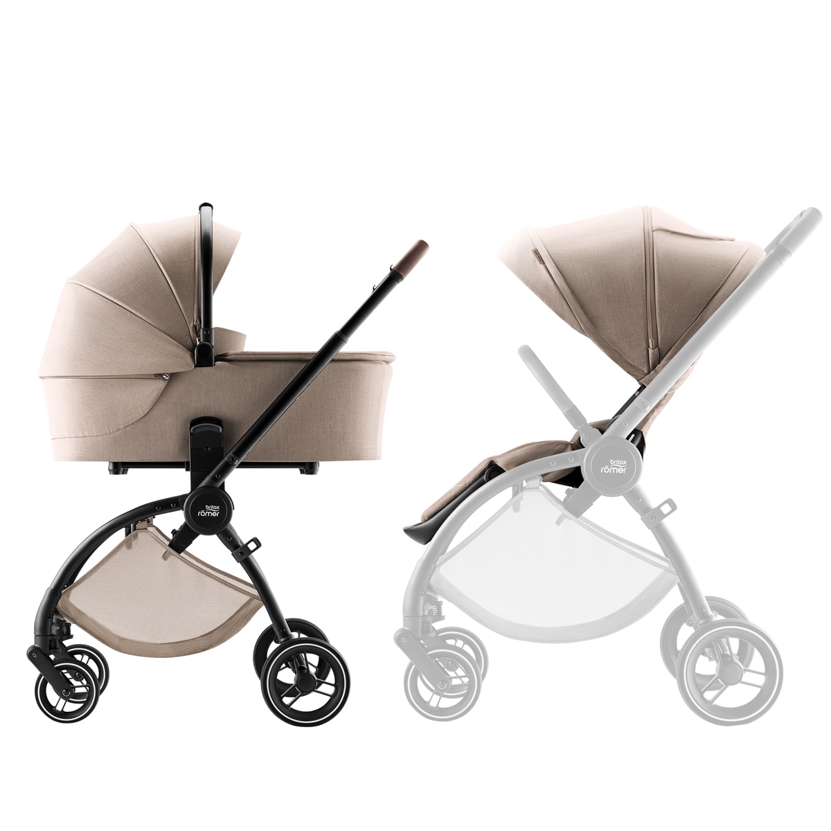Carro de bebé dúo Britax Römer RIO Style Castanho-claro-2