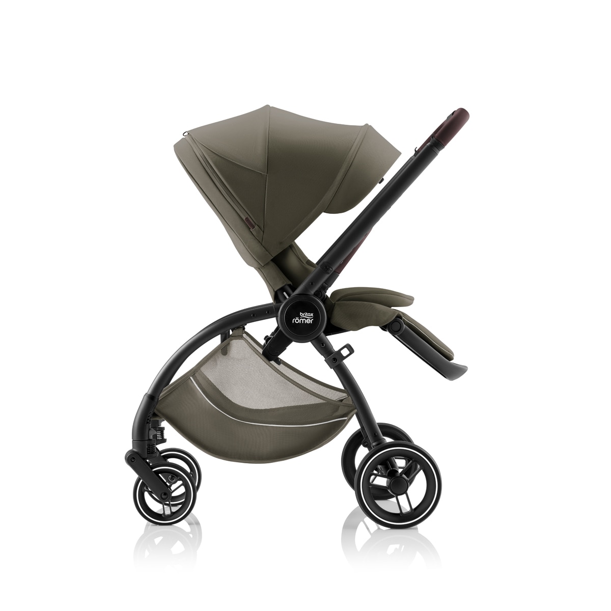 Carro de bebé dúo Britax Römer RIO Lux Verde-militar-8