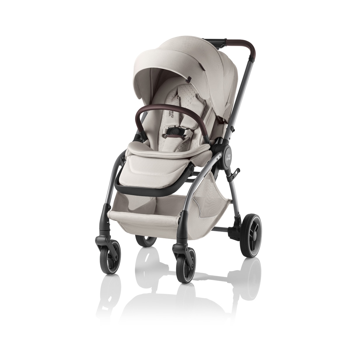 Carro de bebé trío con base Britax Römer RIO Lux Bege-3