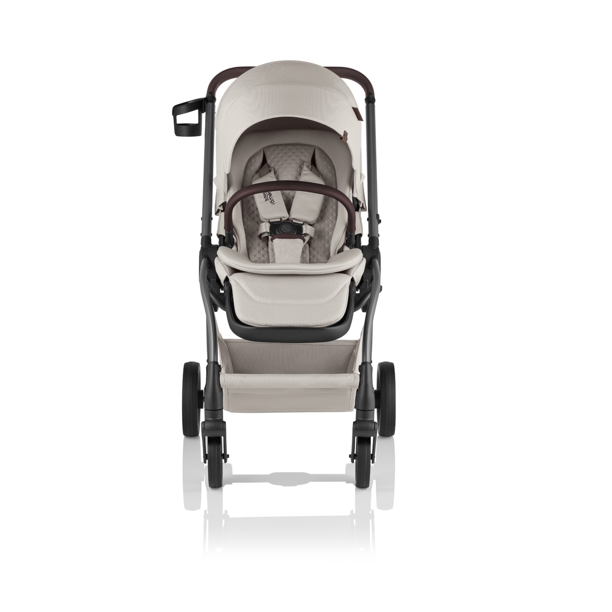 Carro de bebé trío con base Britax Römer RIO Lux Bege-15