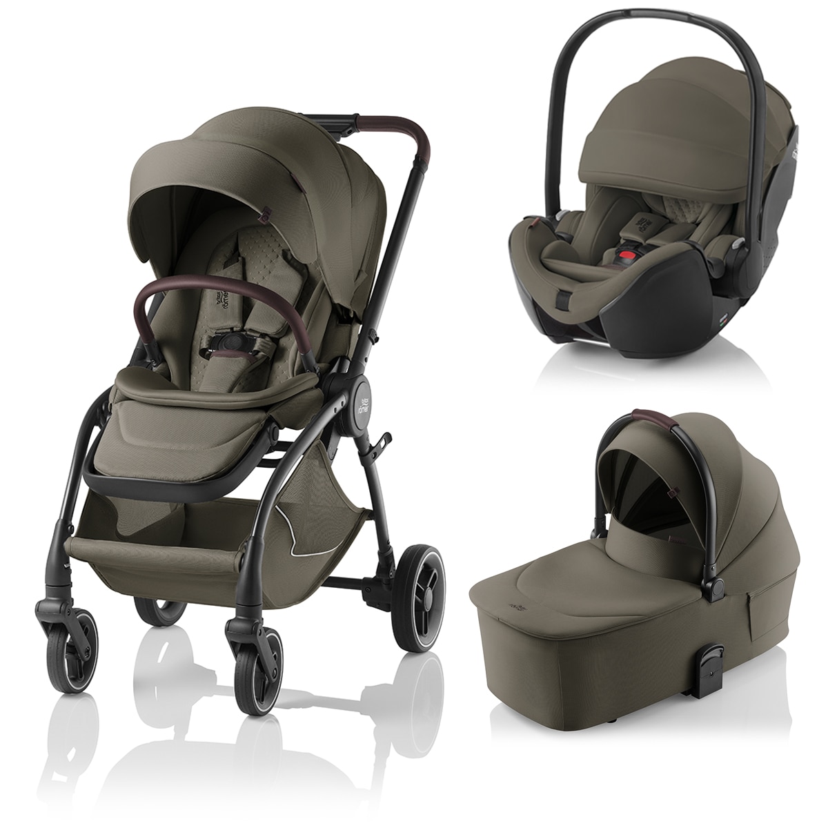 Imagem 0 de Carro de bebé trío com base Britax Römer RIO Lux