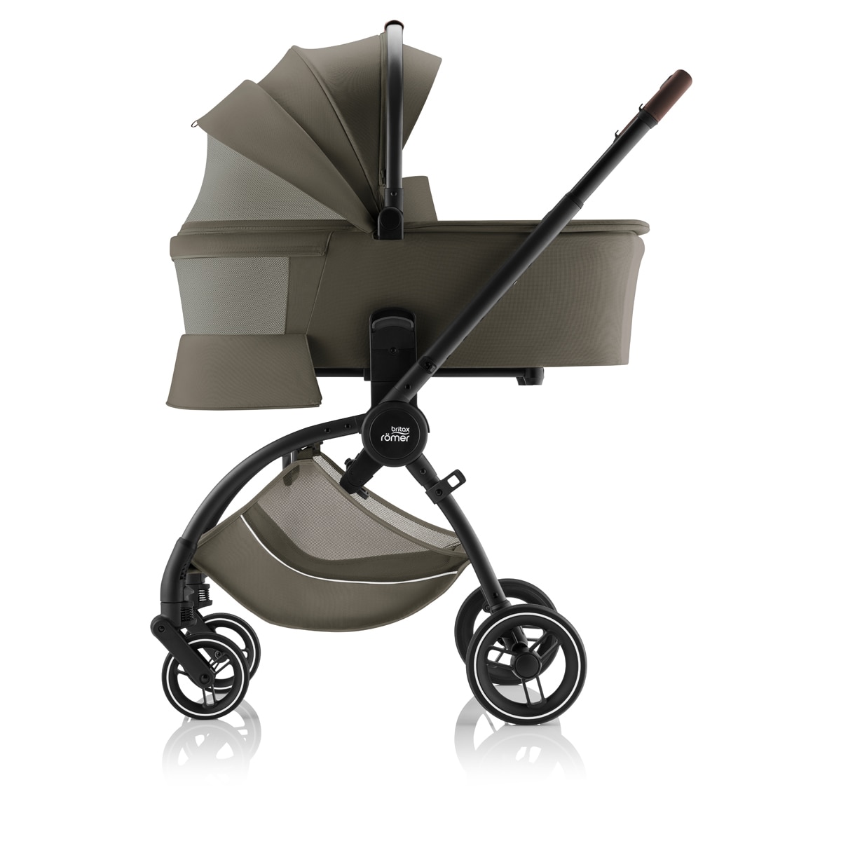 Carro de bebé trío com base Britax Römer RIO Lux Verde-militar-3
