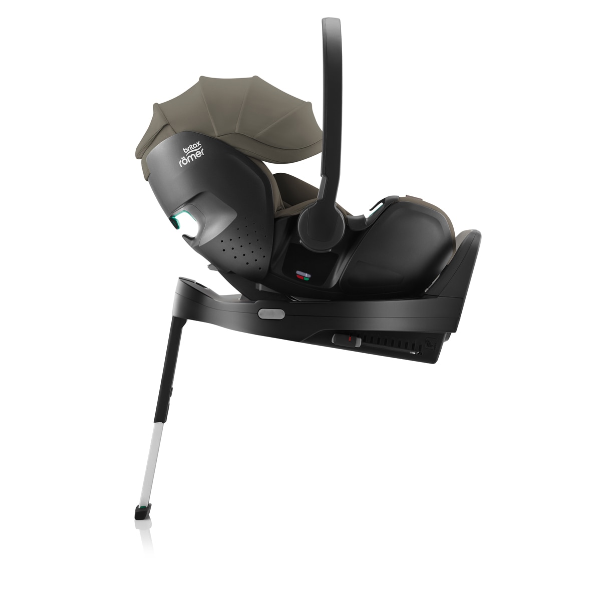 Carro de bebé trío com base Britax Römer RIO Lux Verde-militar-7
