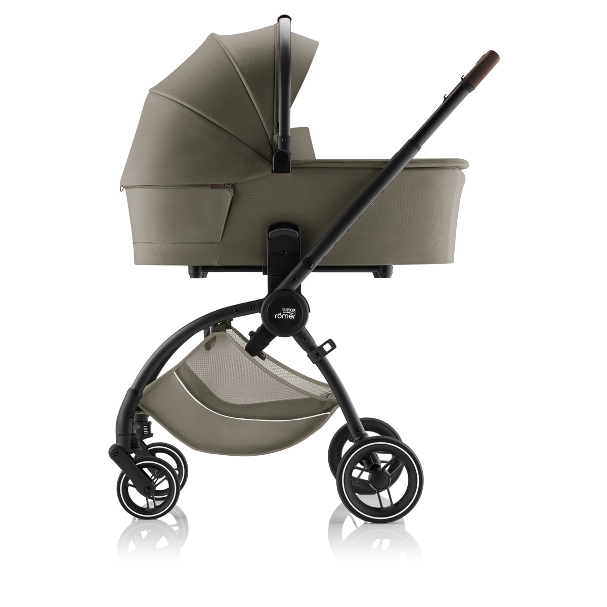 Carro de bebé trío com base Britax Römer RIO Lux Verde-militar-12