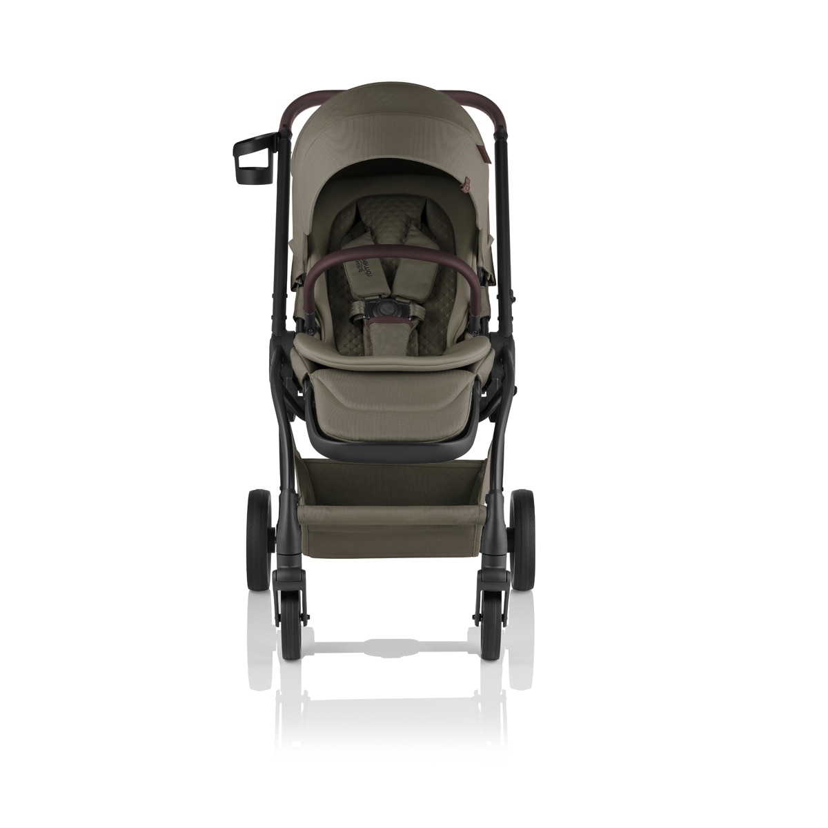 Carro de bebé trío com base Britax Römer RIO Lux Verde-militar-15