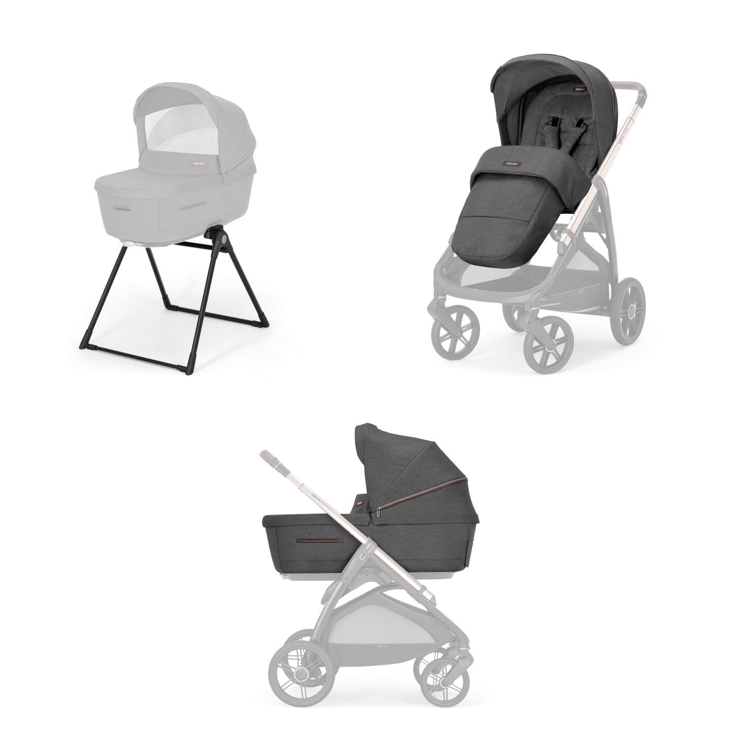 Imagem 0 de Carrinho de Passeio Inglesina System Duo Áptica (Coleção 2024)