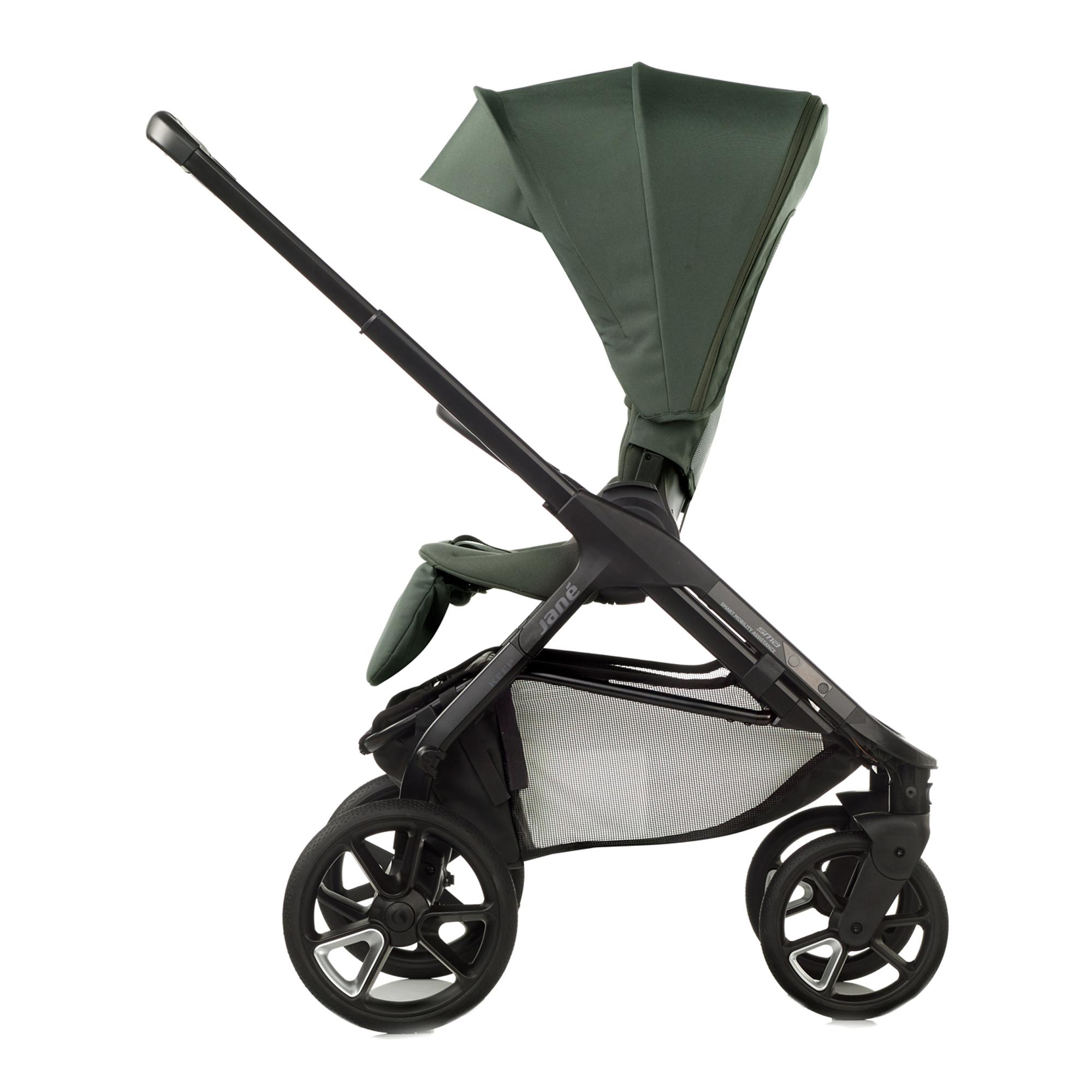 Pack Jané Carrinho Keep com Alcofa e Acessórios verde e cinzento 6