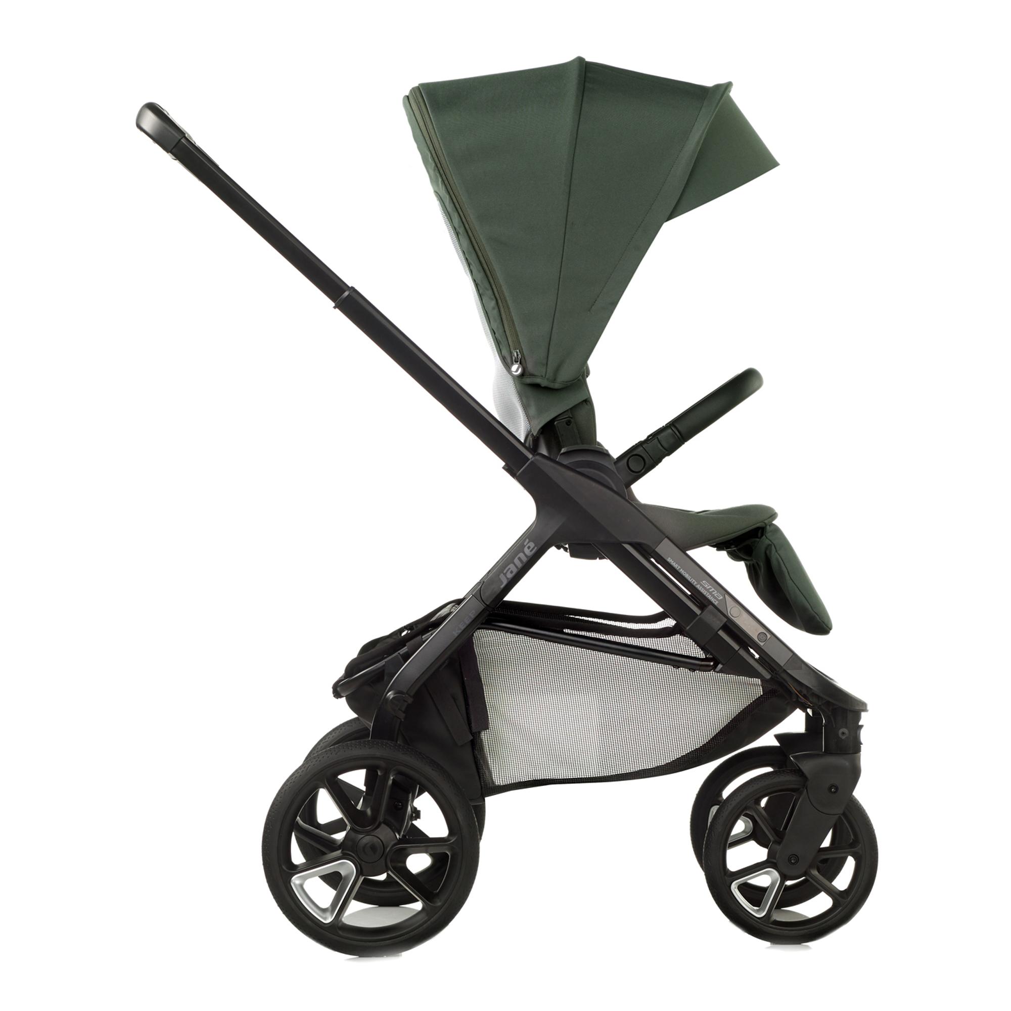 Pack Jané Carrinho Keep com Alcofa e Acessórios verde e cinzento 7