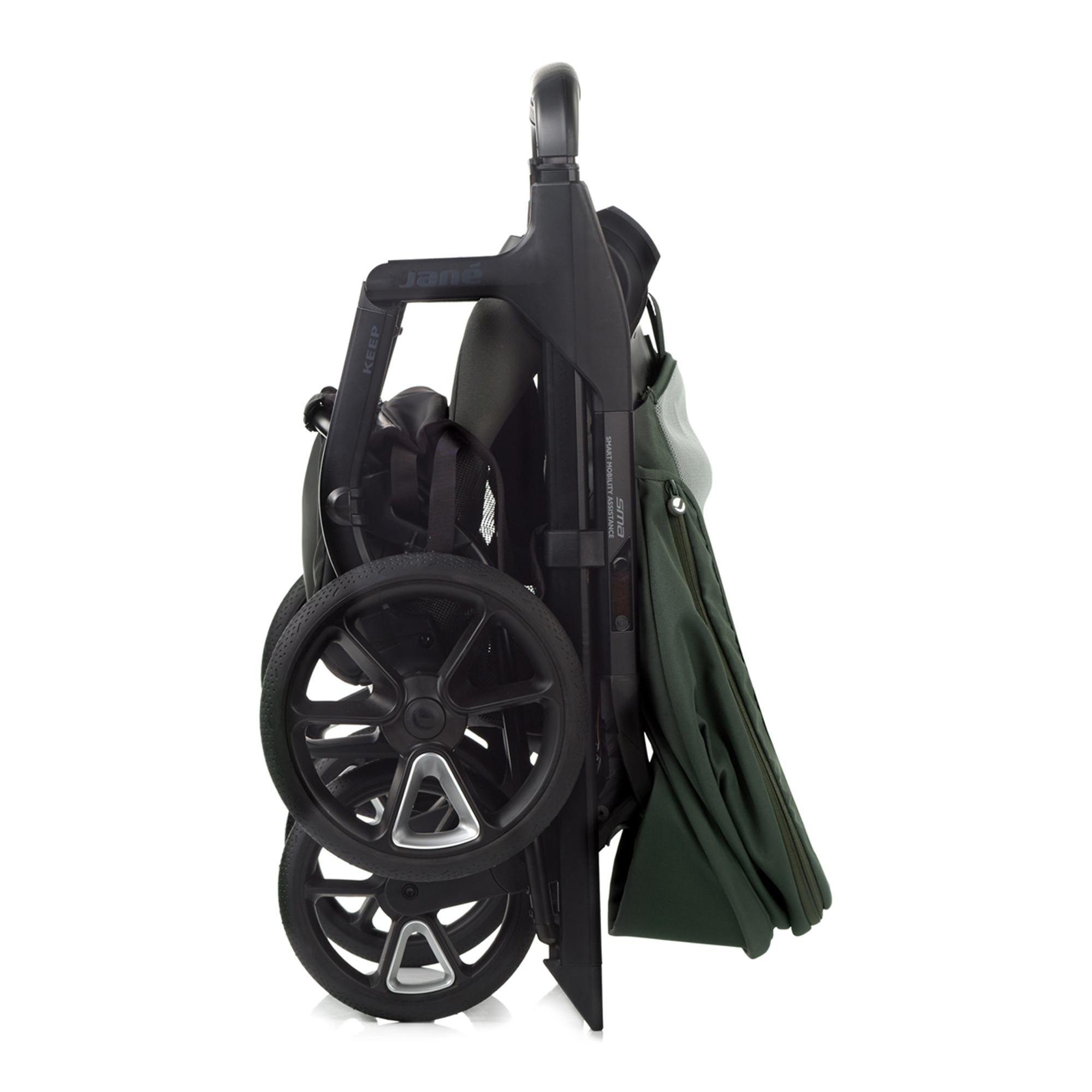 Pack Jané Carrinho Keep com Alcofa e Acessórios verde e cinzento 8