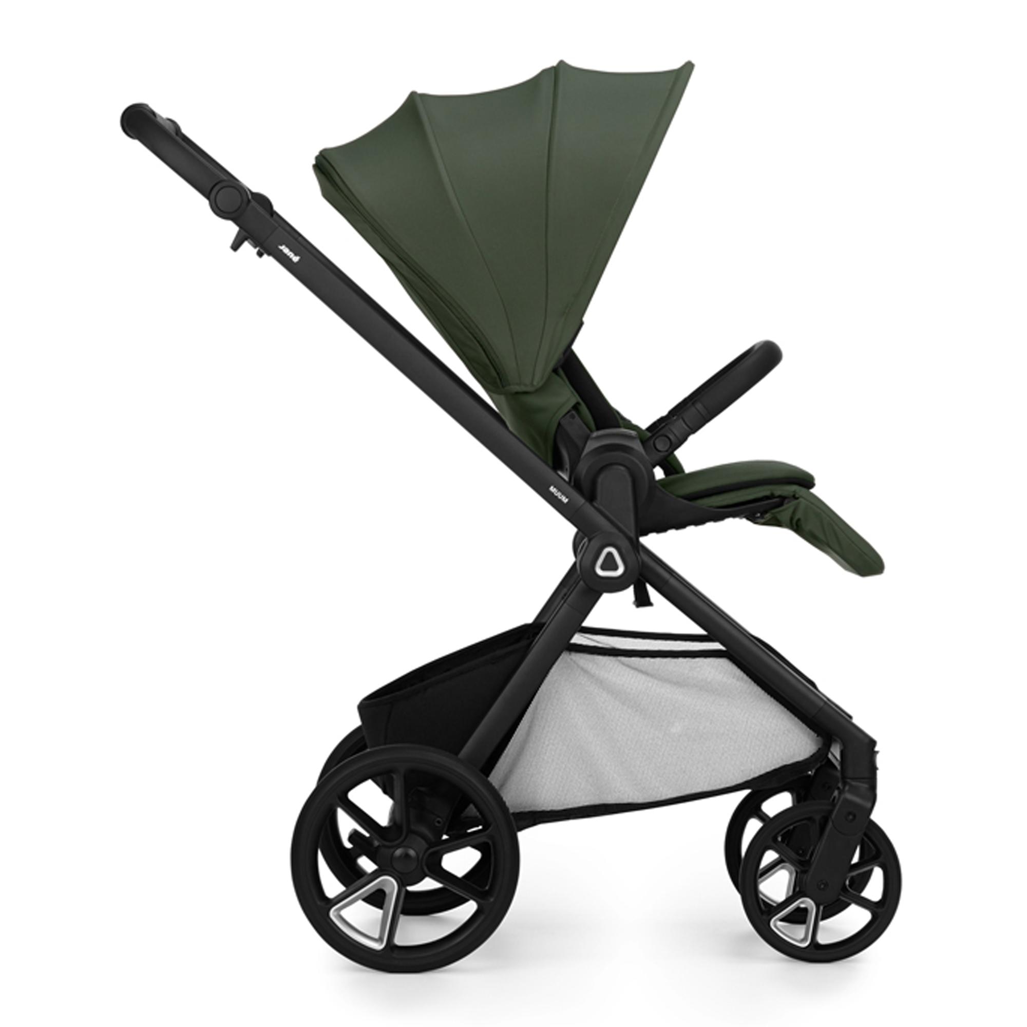 Pack Jané Carrinho de Passeio Muum com Alcofa e Acessórios verde e cinzento 8