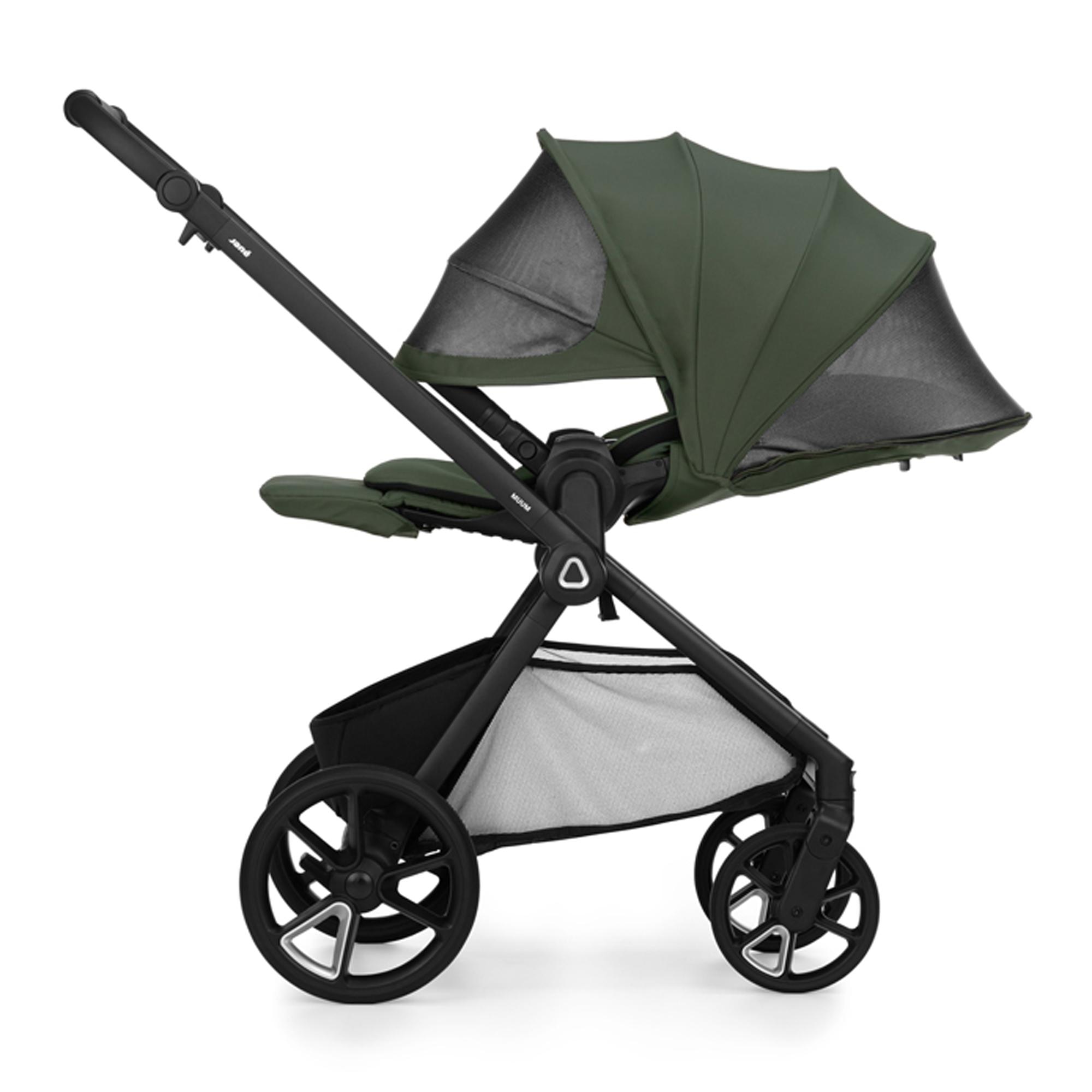 Pack Jané Carrinho de Passeio Muum com Alcofa e Acessórios verde e cinzento 10