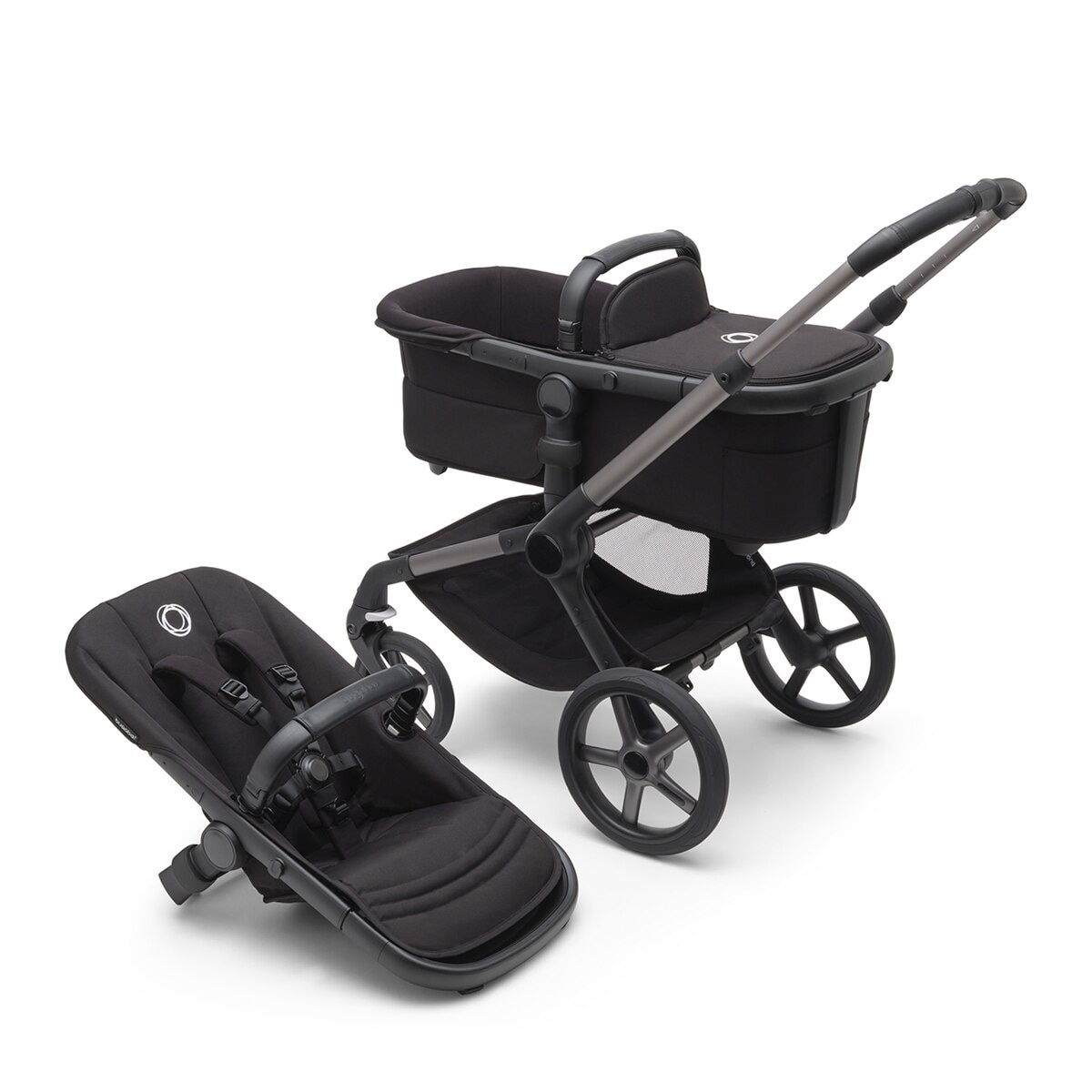 Carrinho de Passeio Bugaboo Fox 5 Renew Grafite/Preto/Dusty Pink 2