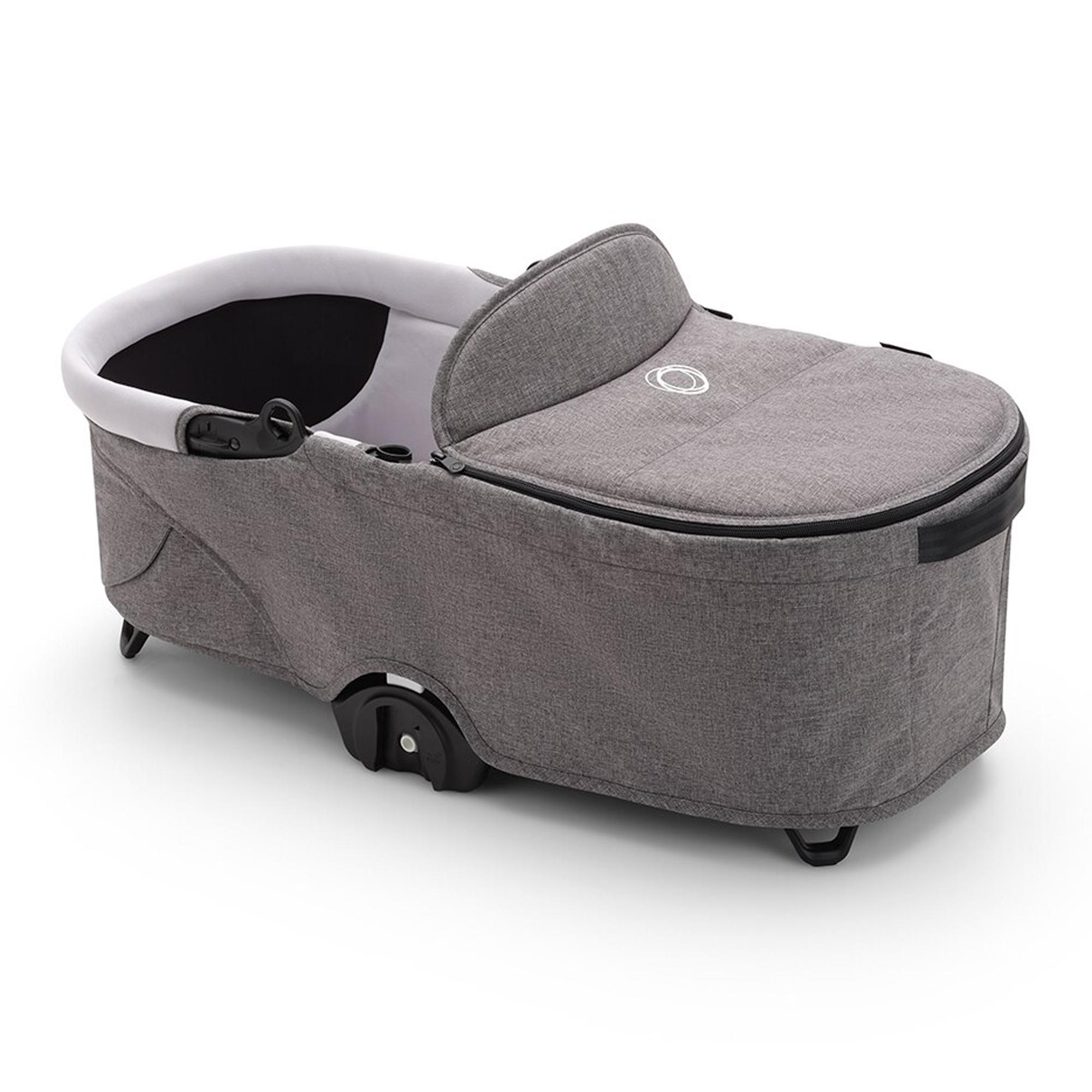 Carrinho de Passeio Bugaboo Dragonfly Plus base grafite, capota branca e alcofa cinzenta 3