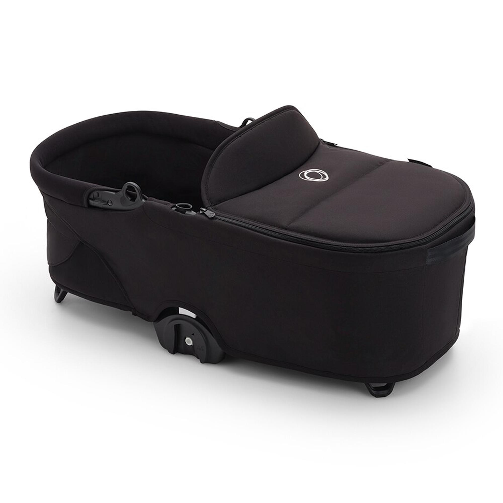 Carrinho de Passeio Bugaboo Dragonfly Plus base preta, capota branca e alcofa preta 3