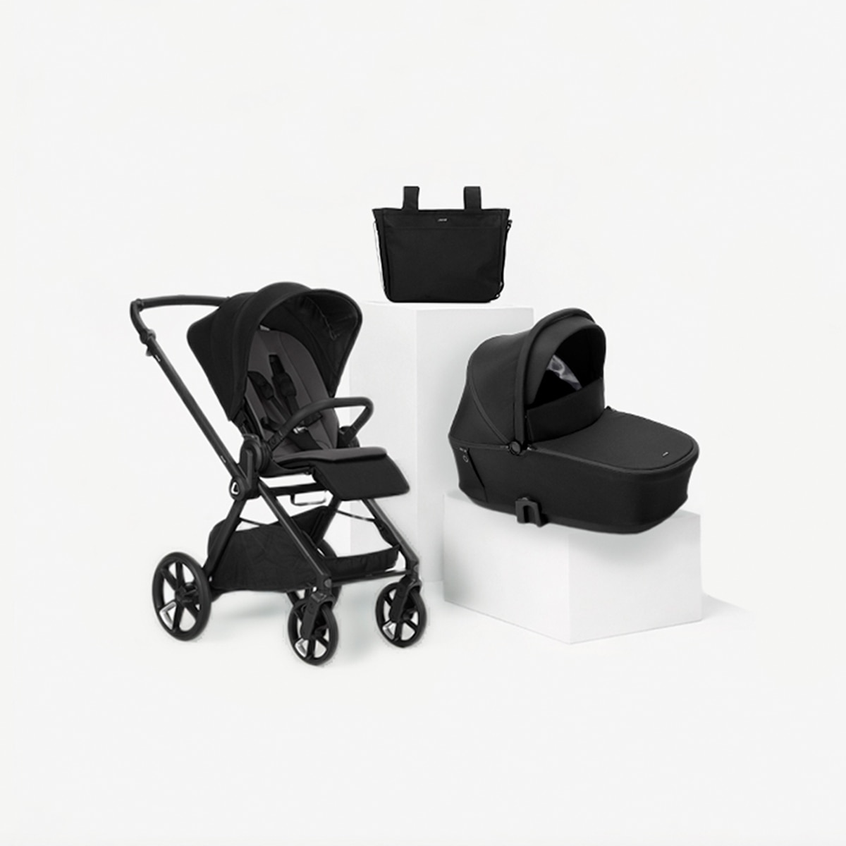 Imagem 0 de Carrinho de Passeio 2 peças Jané Muum 5 + Alcofa Sleep cor preto