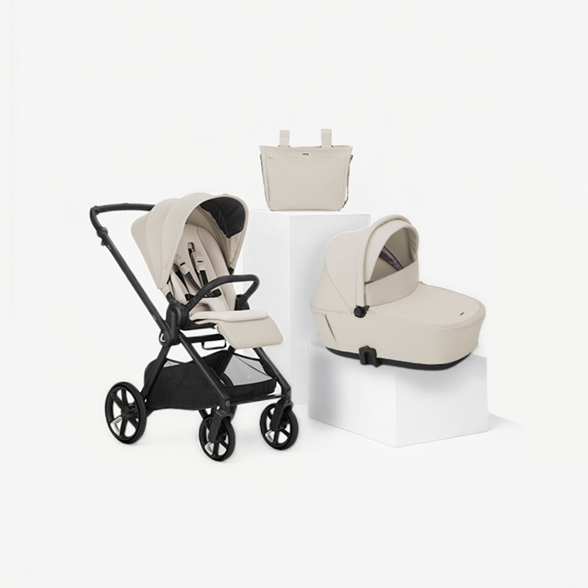 Imagem 0 de Carrinho de Passeio 2 peças Jané Muum 5 + Alcofa Sleep cor bege