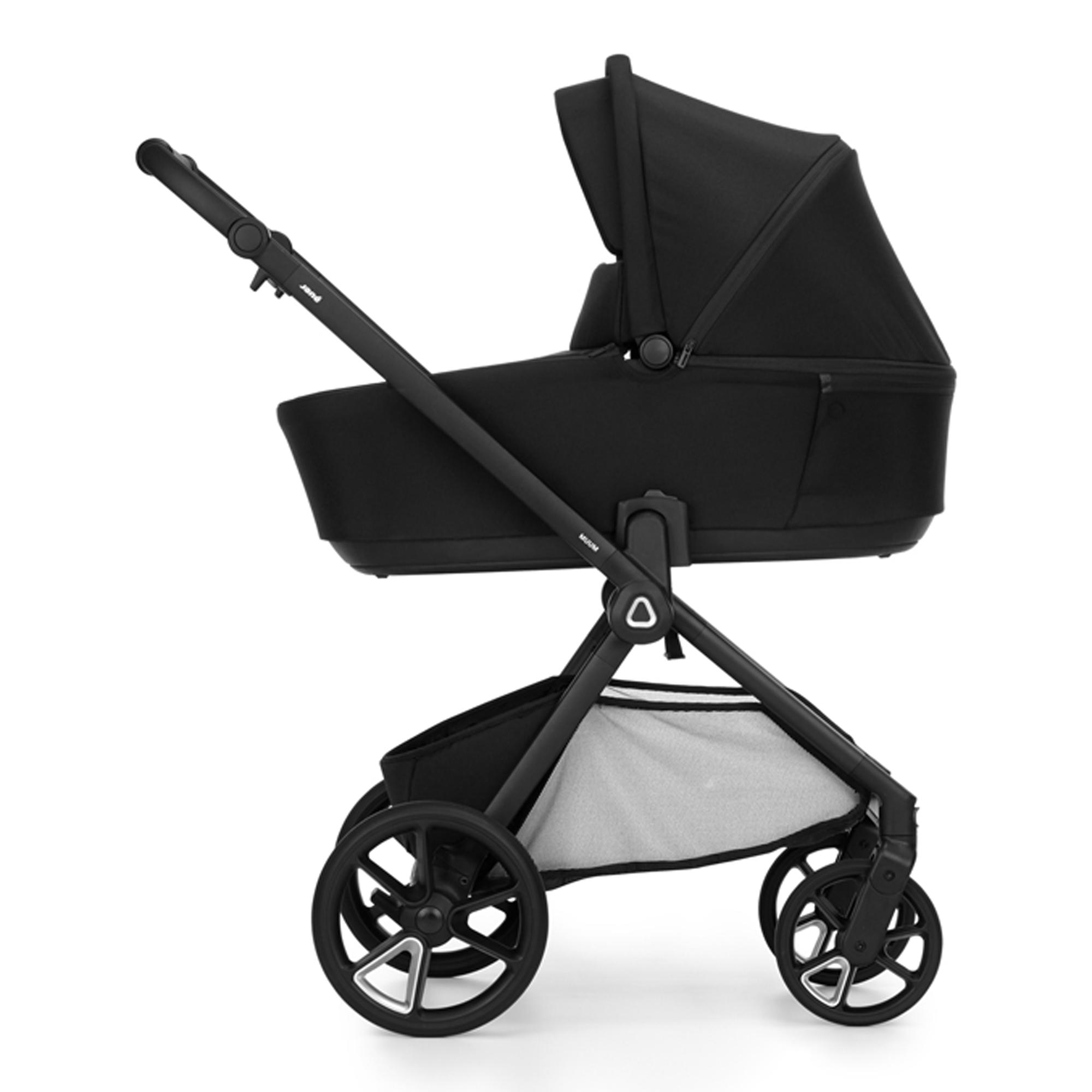 Carrinho de Passeio Jané Muum 5 preto + Alcofa Sleep + Cadeira Auto Kombibaby preto + Kombibase + Kombikid preto 4
