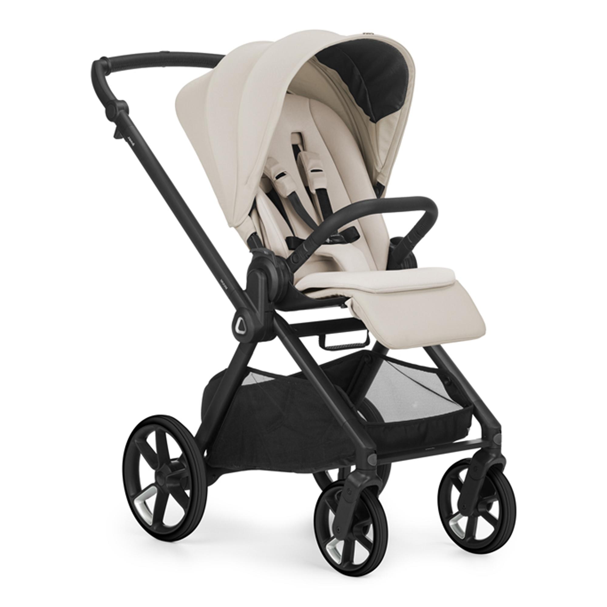Carrinho de Passeio Jané Muum 5 bege + Alcofa Sleep + Cadeira Auto Kombibaby preto + Kombibase + Kombikid preto 3