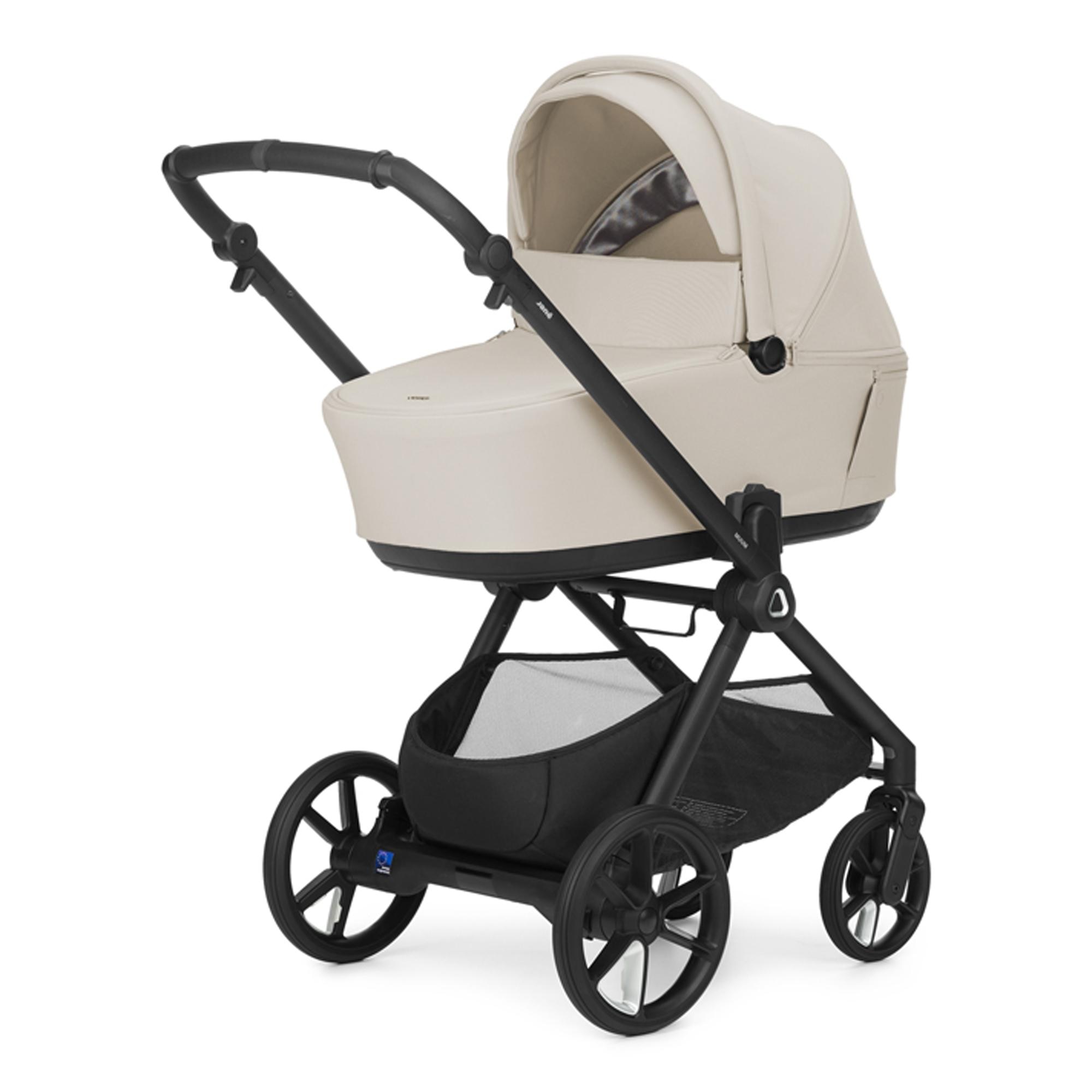 Carrinho de Passeio Trio Jané Muum 5 bege + Alcofa Sleep + Cadeira Auto Kombibaby cinzento 2