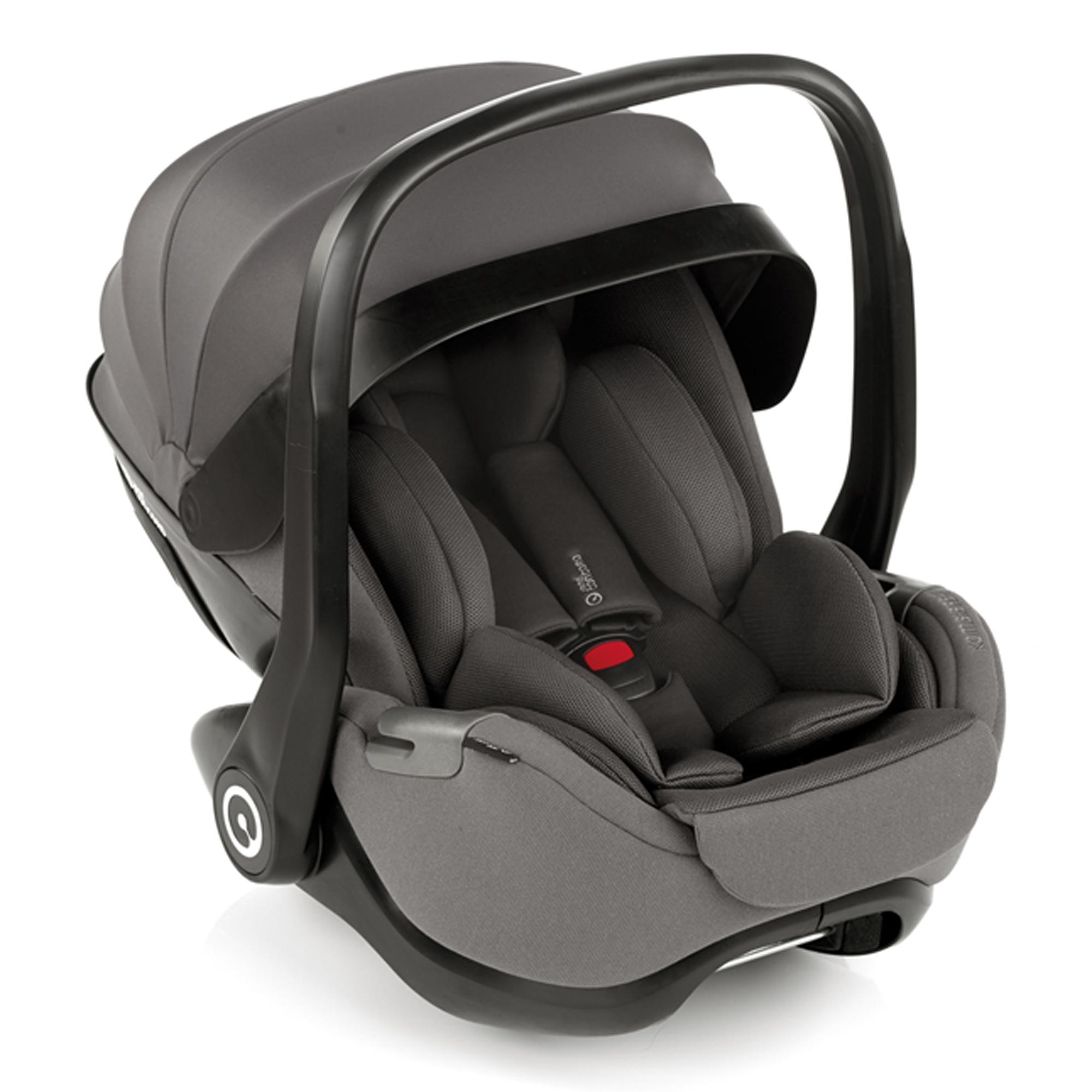 Carrinho de Passeio Trio Jané Muum 5 bege + Alcofa Sleep + Cadeira Auto Kombibaby cinzento 5