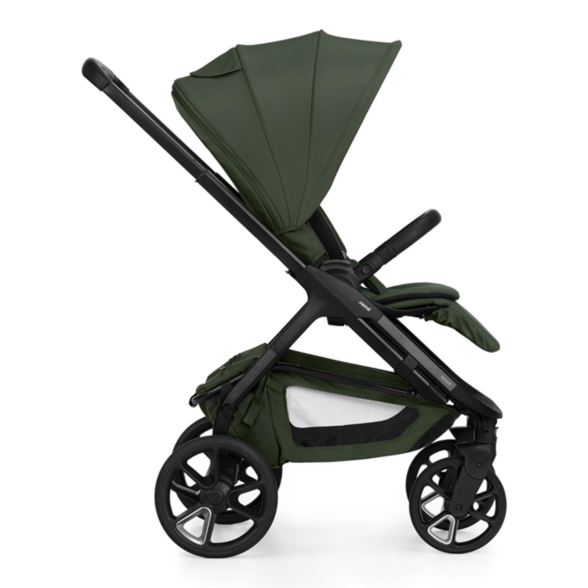 Trío Jané Keep 2 verde + capazo Sleep + silla auto Kombifix gris 5