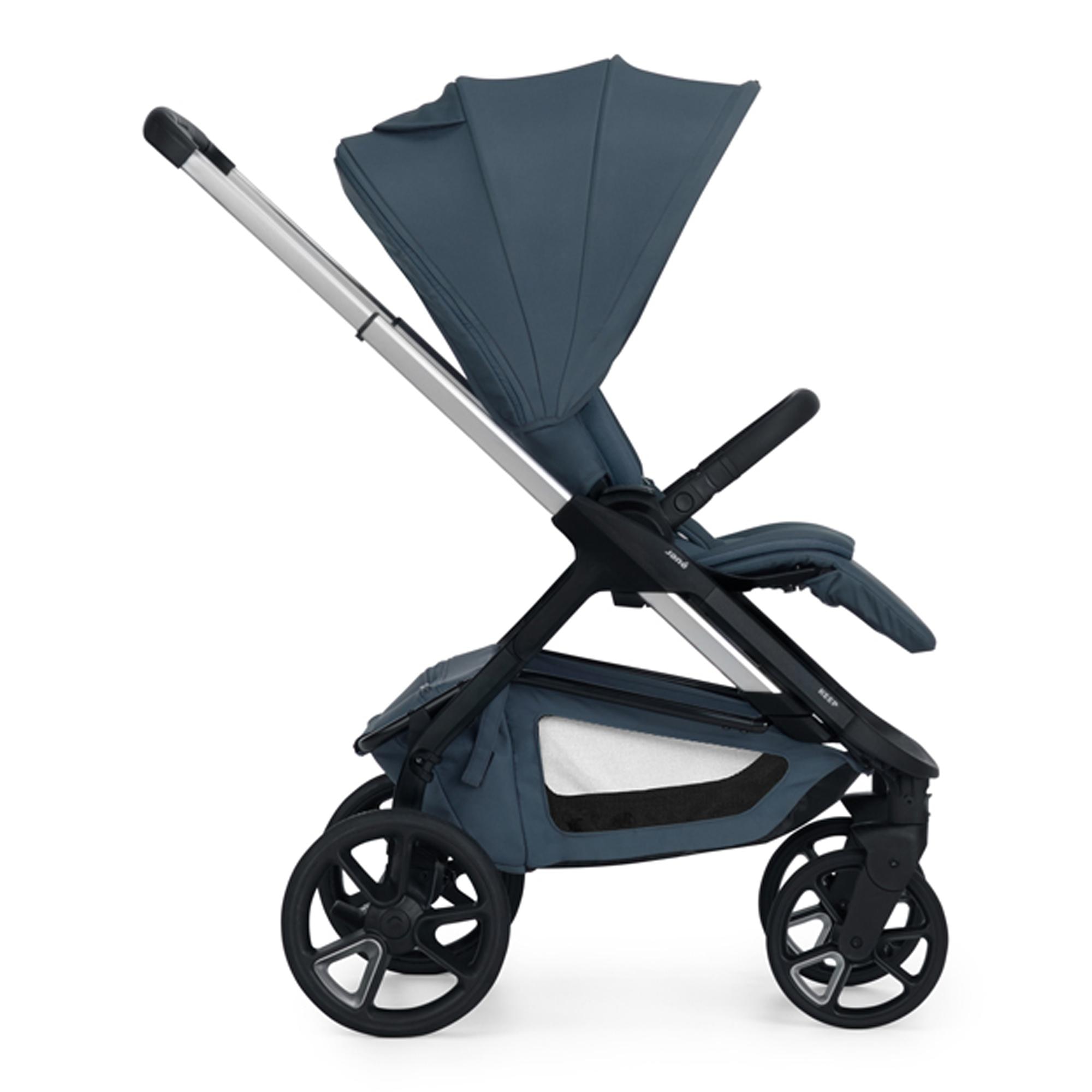 Trío Jané Keep 2 azul + capazo Sleep + silla auto Kombifix gris 5