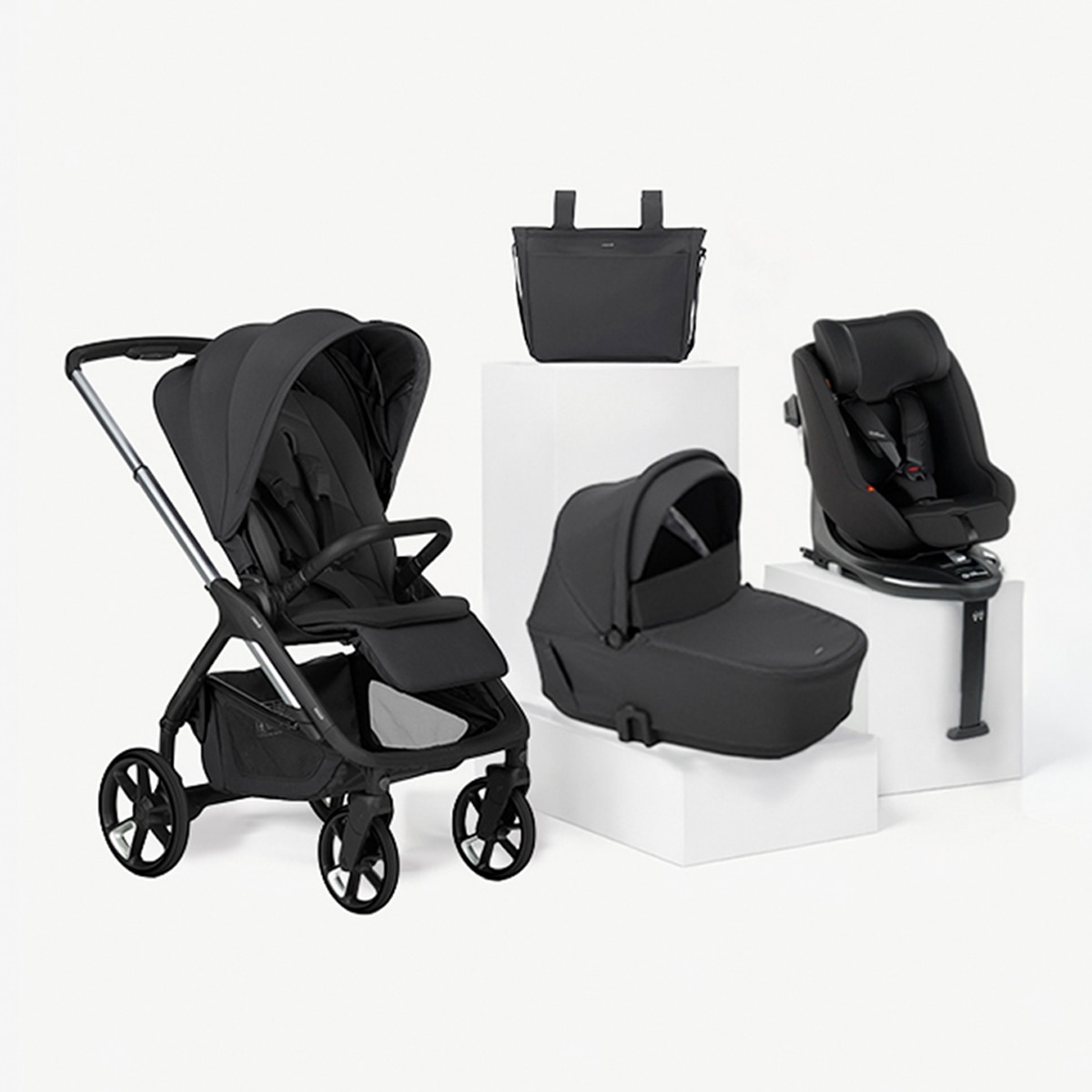 Trío Jané Keep 2 gris + capazo Sleep + silla auto Kombifix gris 1