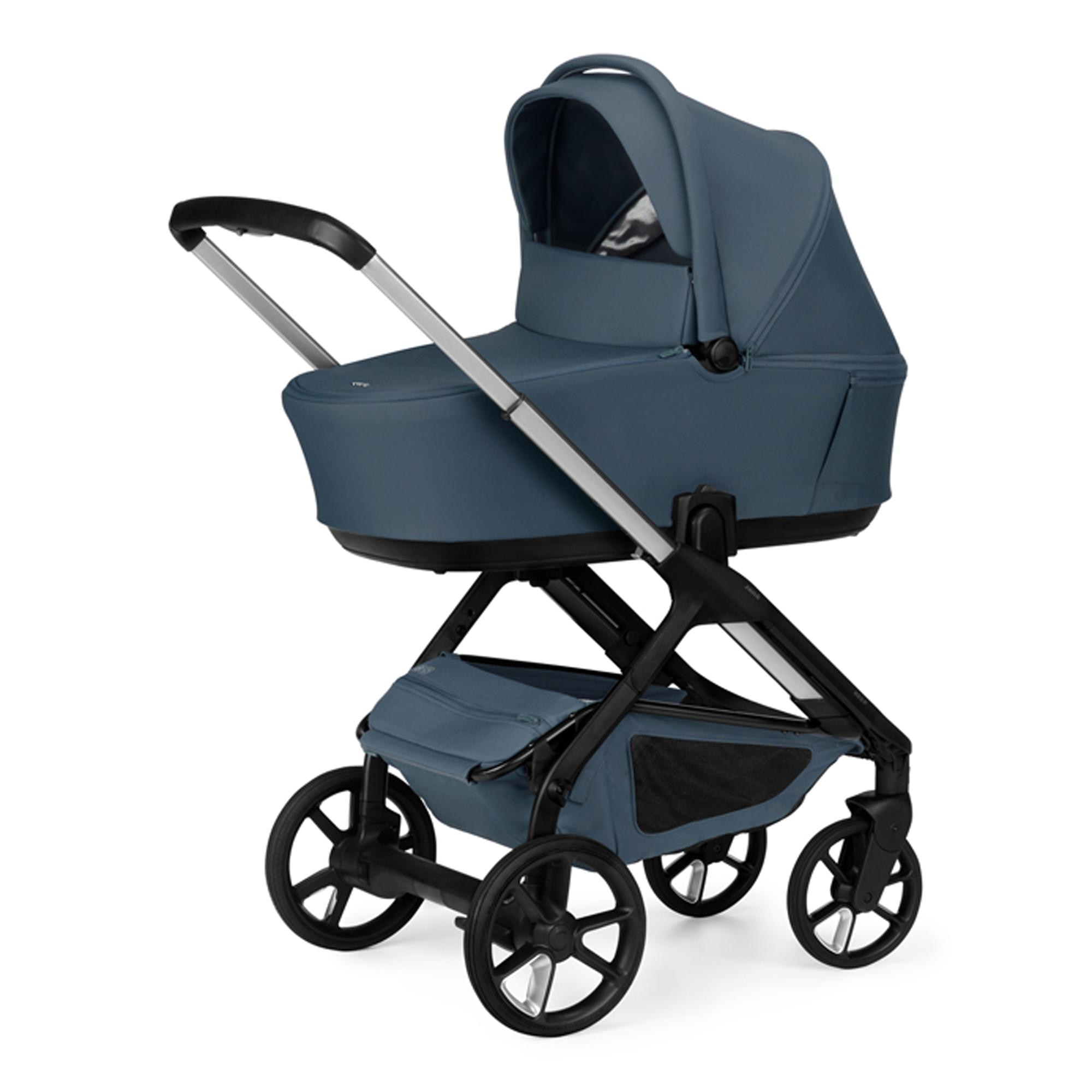 Carrinho de Passeio Trio Jané keep 2 azul + Alcofa Sleep + Cadeira Auto Kombifix preto 3