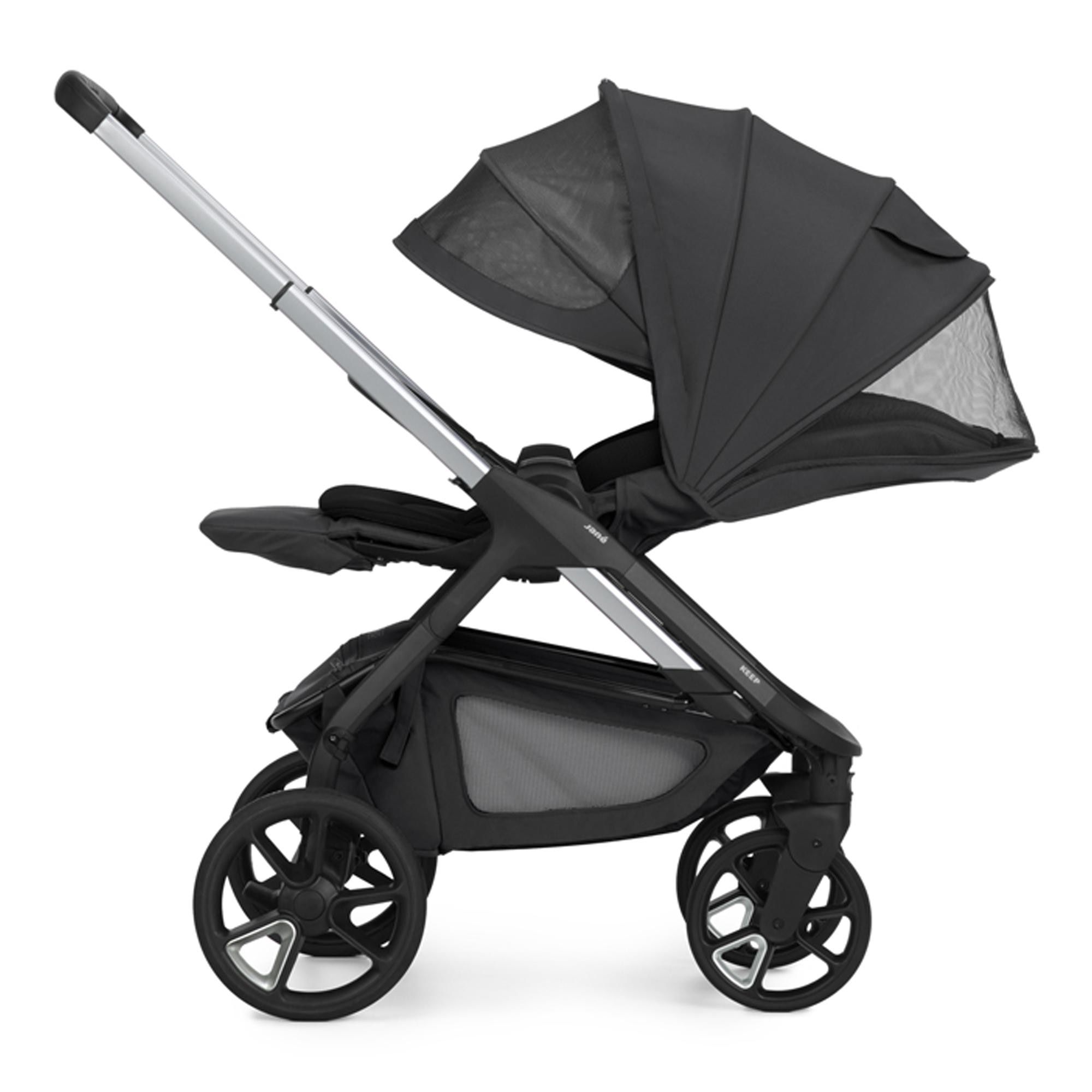 Carrinho de Passeio Trio Jané keep 2 cinzento + Alcofa Sleep + Cadeira Auto Kombifix preto 6