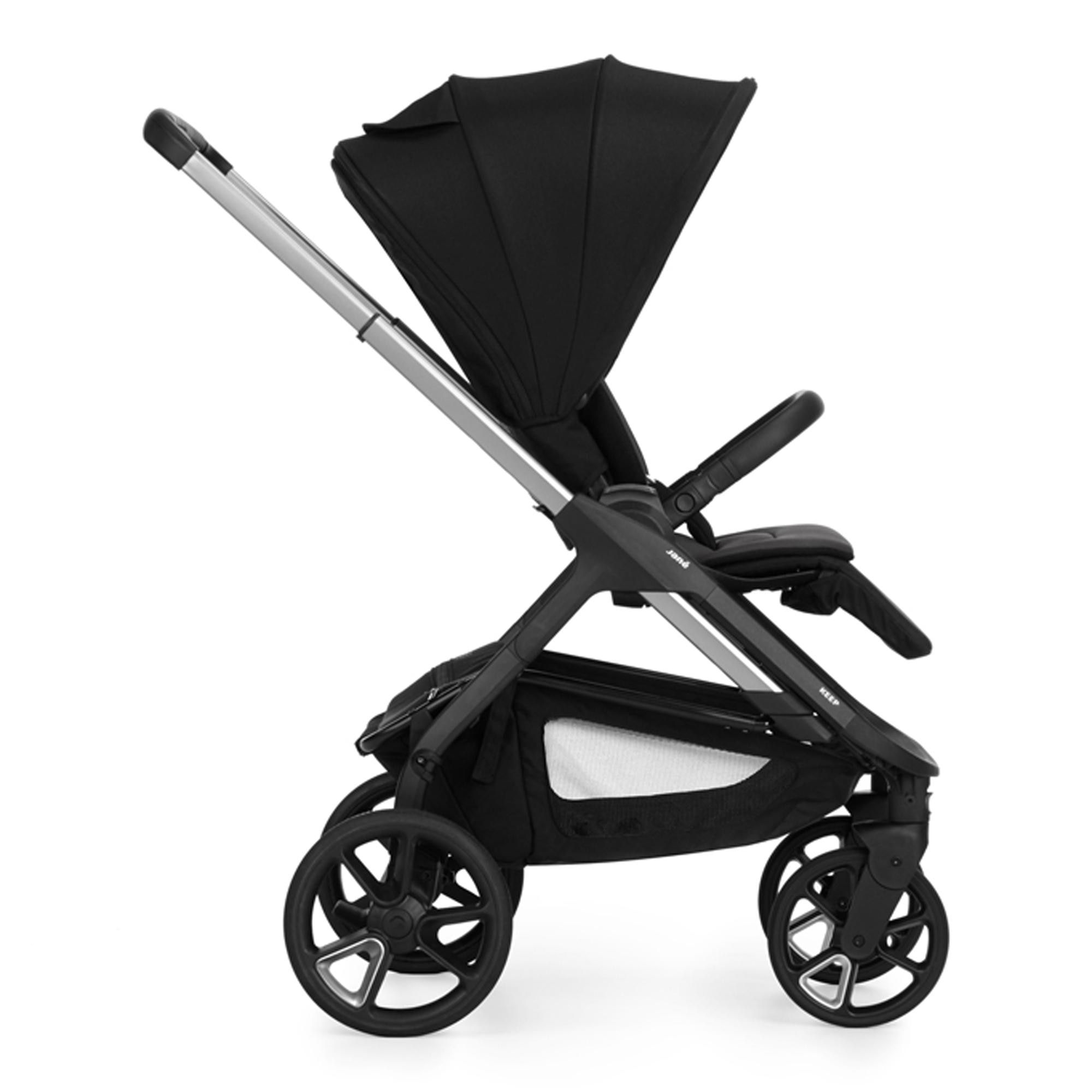 Carrinho de Passeio Trio Jané keep 2 preto + Alcofa Sleep + Cadeira Auto Kombifix preto 5