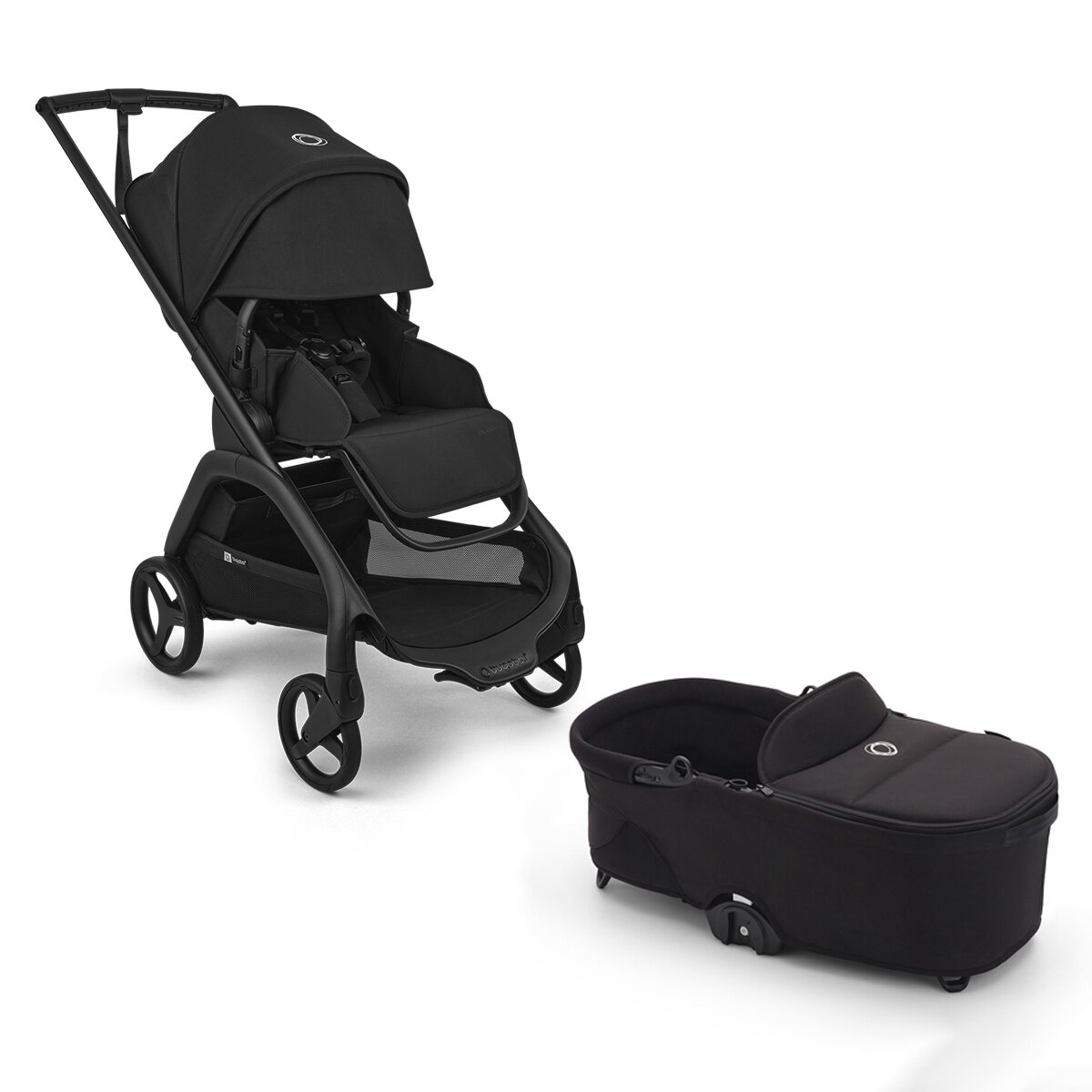 Imagem 0 de Carrinho de Passeio Bugaboo Dragonfly Plus base preta com capota e alcofa pretos