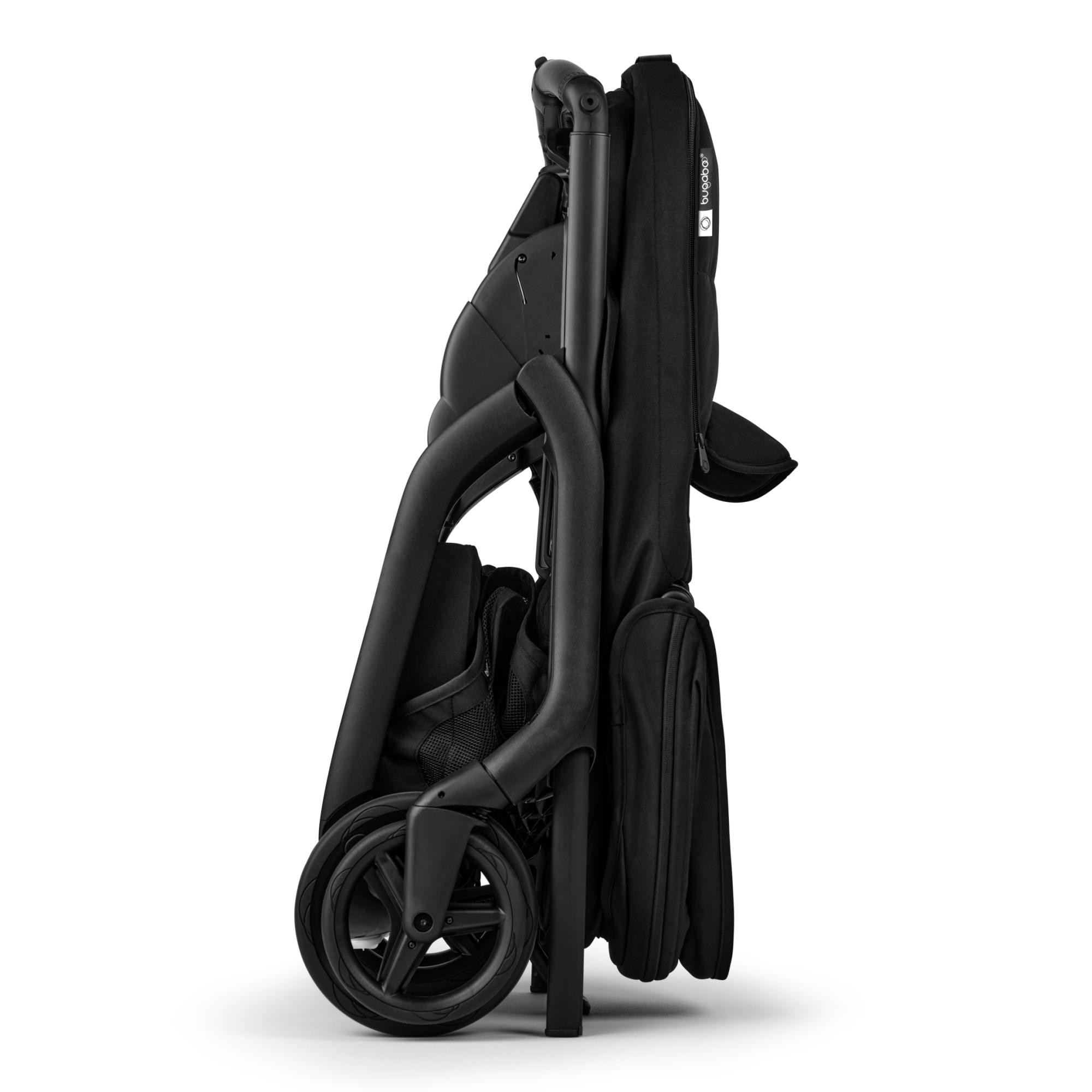 Carrinho de Passeio Bugaboo Dragonfly Plus base preta com capota e alcofa pretos 5