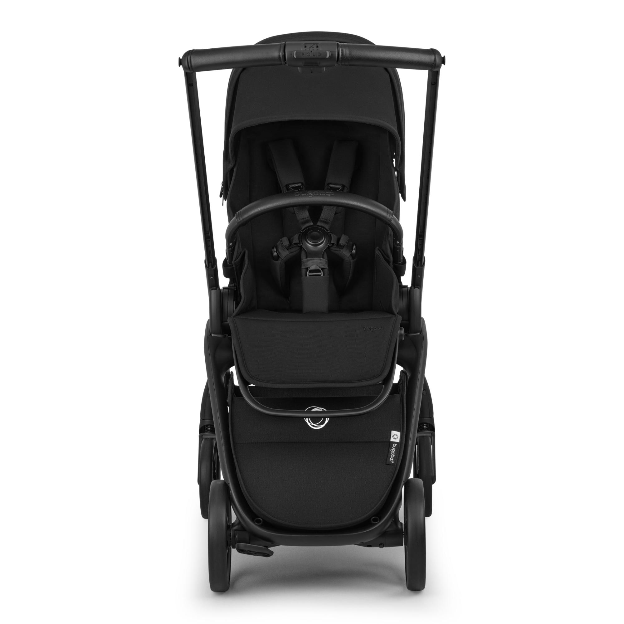 Carrinho de Passeio Bugaboo Dragonfly Plus base preta com capota e alcofa pretos 14