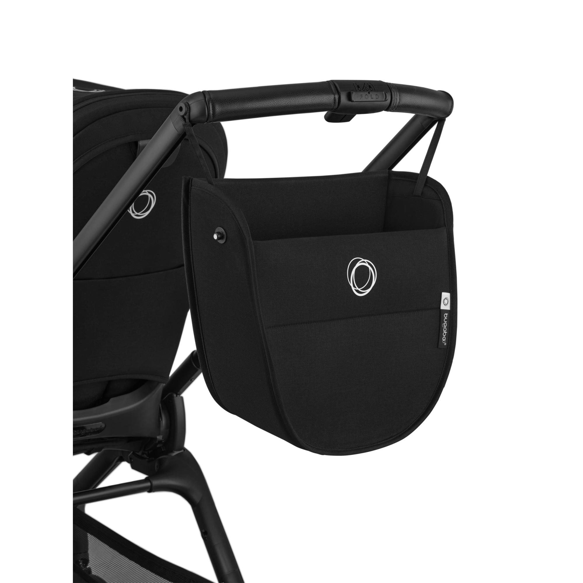 Carrinho de Passeio Bugaboo Dragonfly Plus base preta com capota e alcofa pretos 19