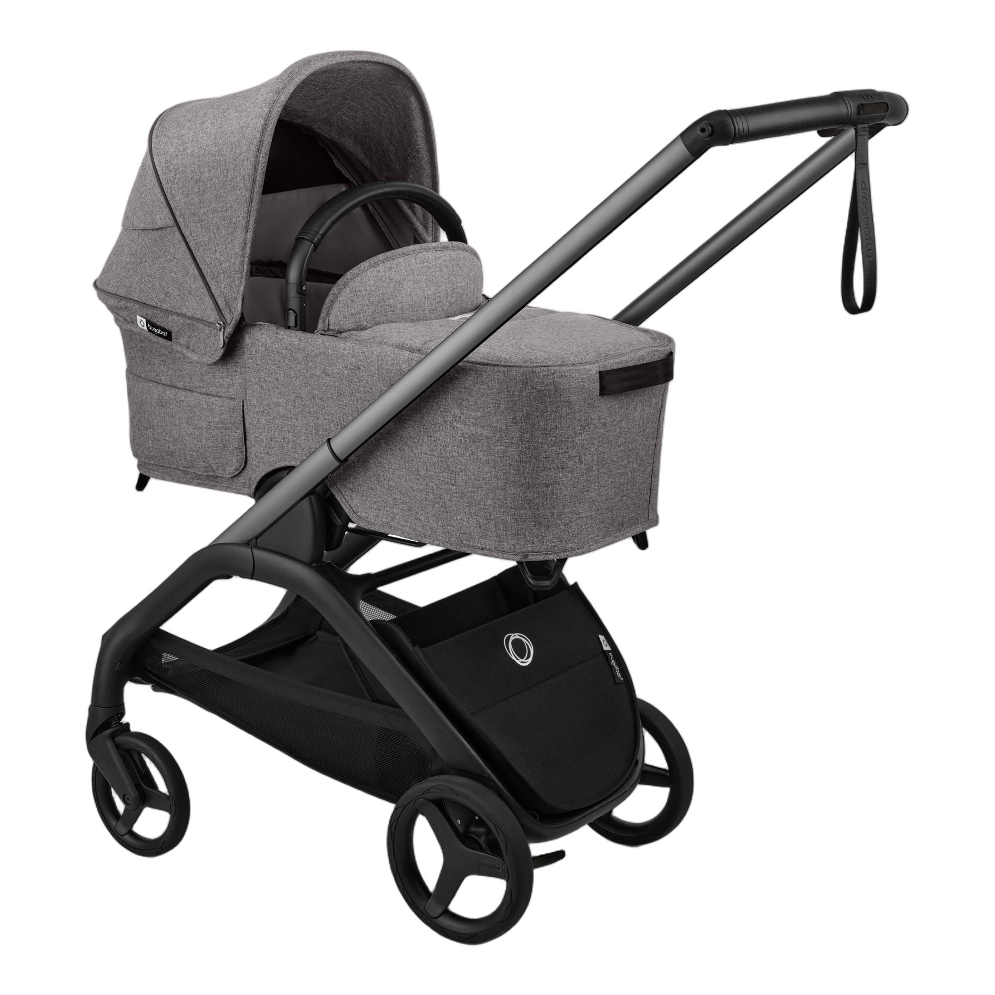 Carrinho de Passeio Bugaboo Dragonfly Plus base com capota  cinzenta  e alcofa cinzenta 4