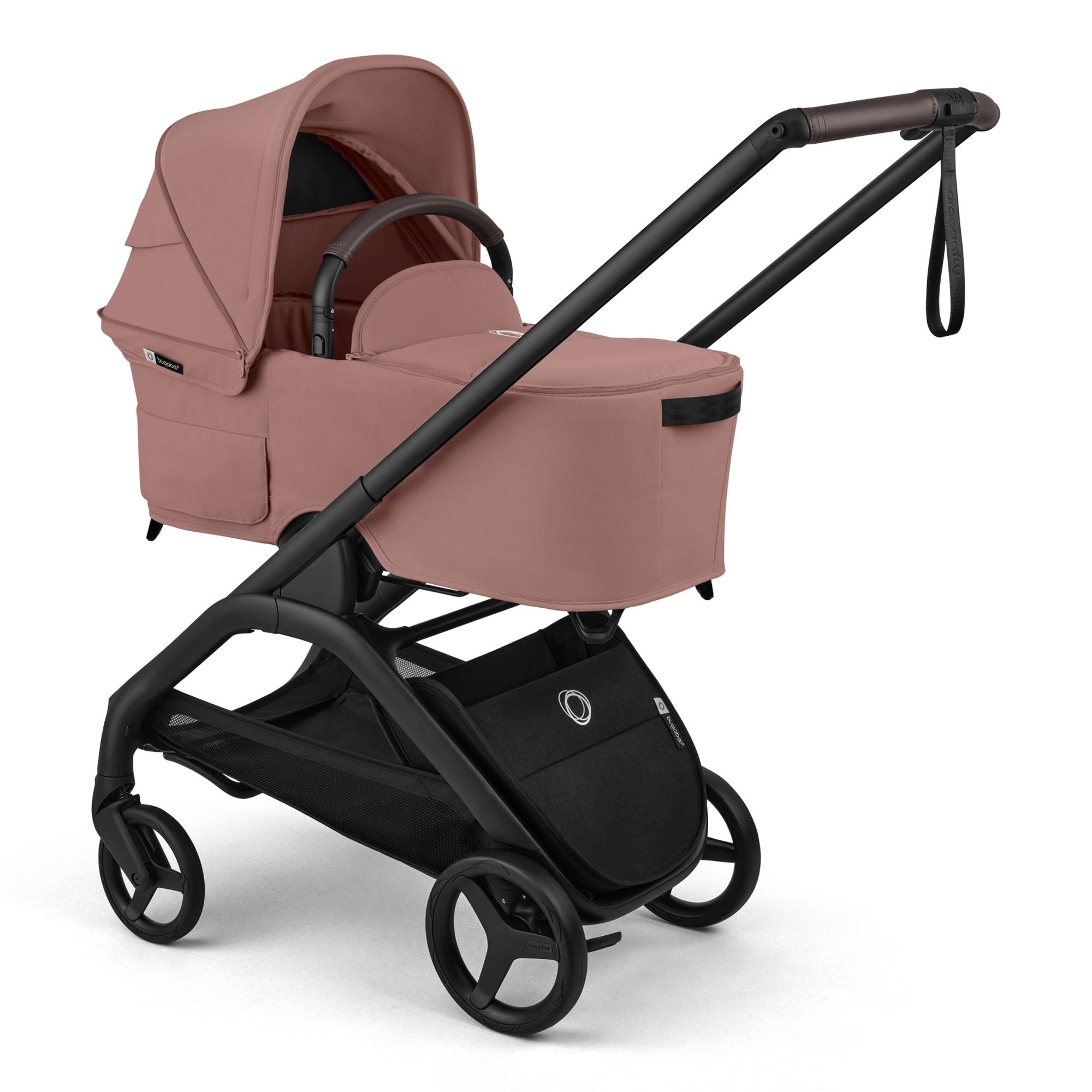 Carrinho de Passeio Bugaboo Dragonfly Plus Konges Slojd Cherry  e Alcofa Dusty Pink 3