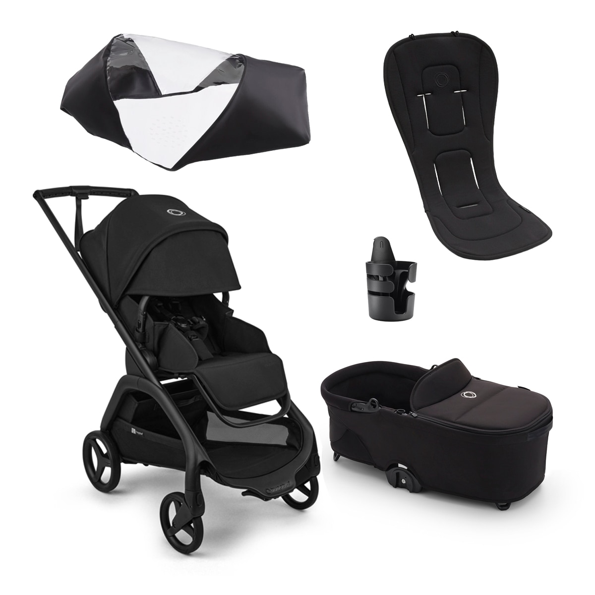 Imagem 0 de Pack Indispensáveis de Verão do Carrinho Bugaboo Dragonfly Plus Preto