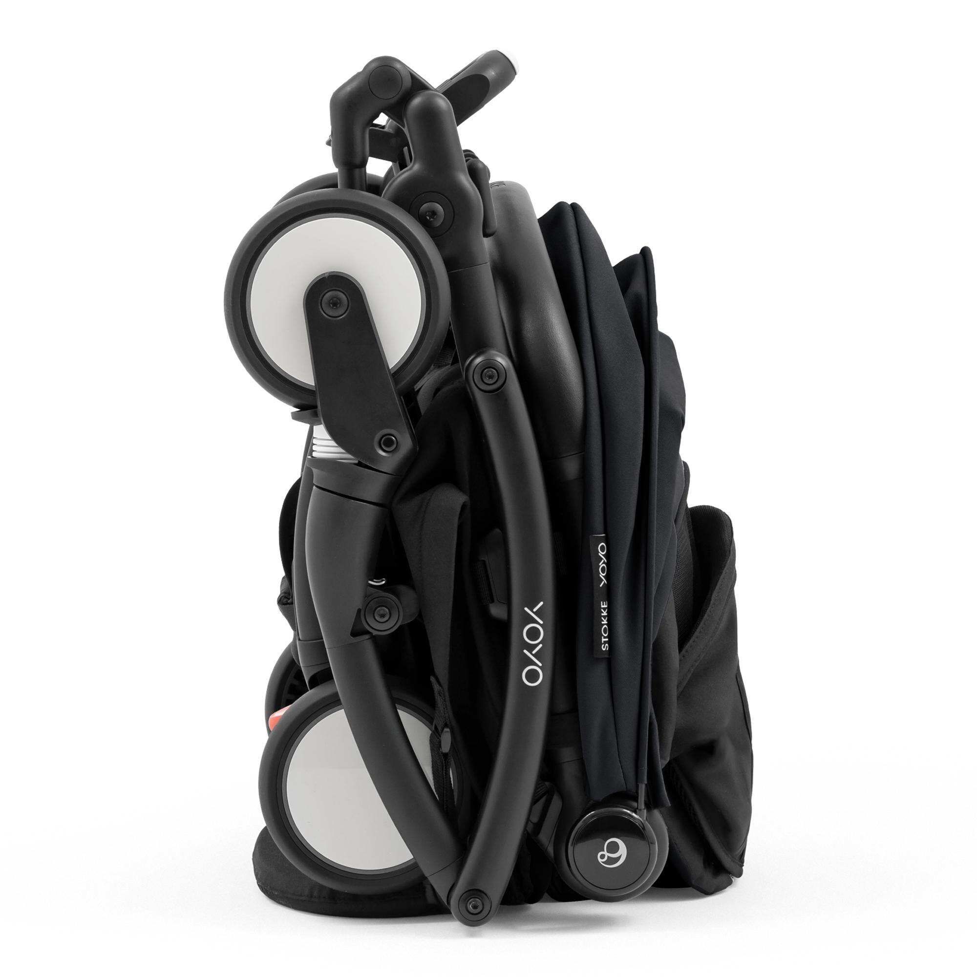 Carrinho de Passeio Stokke® YOYO5® com Assento 6+ Preto e Barra de Segurança Serigrafada 2