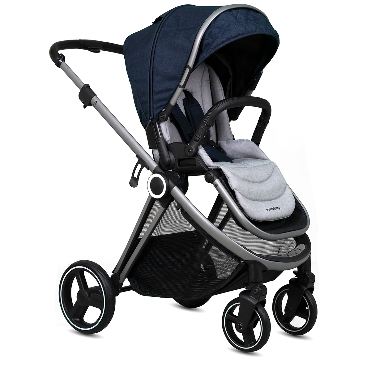 Carrinho de Passeio Trio Match 3 Optim + Alcofa + Cadeira Auto Verai i-Size Roxo-12