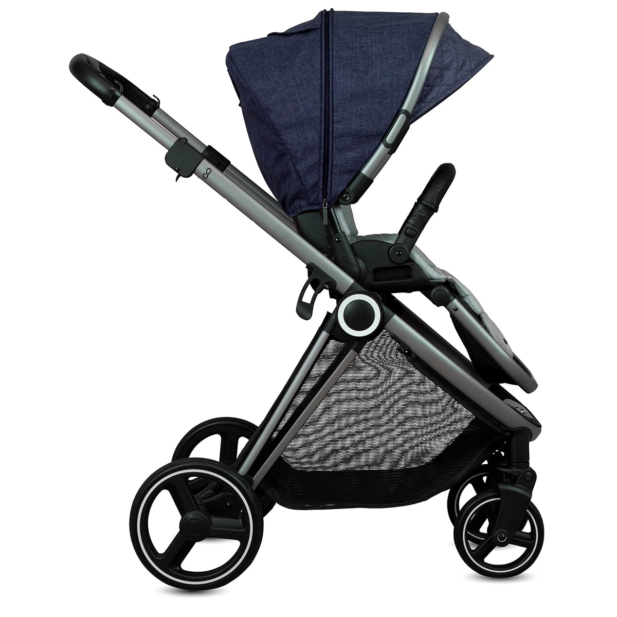 Carrinho de Passeio Trio Match 3 Optim + Alcofa + Cadeira Auto Verai i-Size Roxo-13