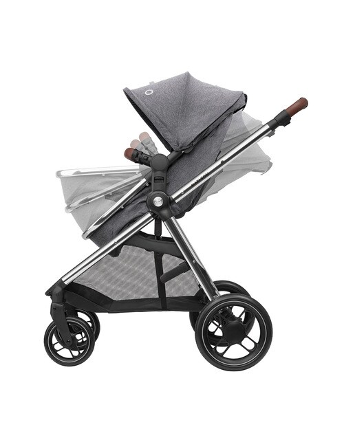 Carrinho de Passeio Zelia 3 color Twillic Grey Cinzento-9