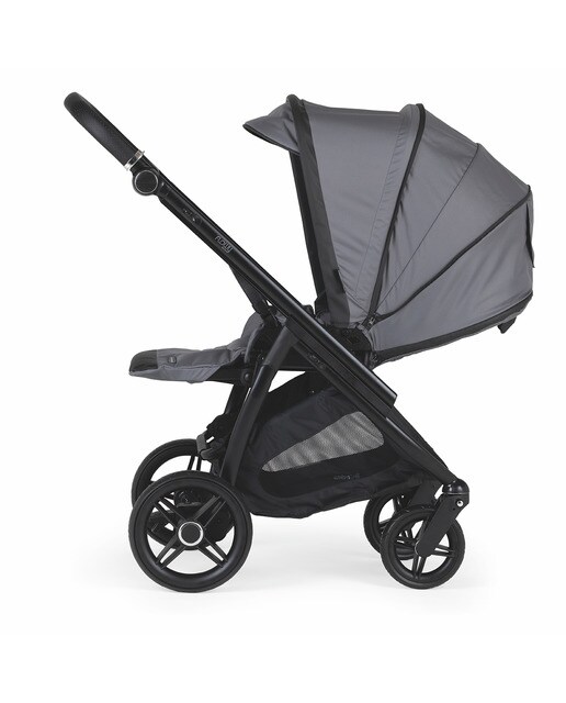Carro de bebe Dúo Bébécar FLOWY Negro - Gris oscuro Gris oscuro-4