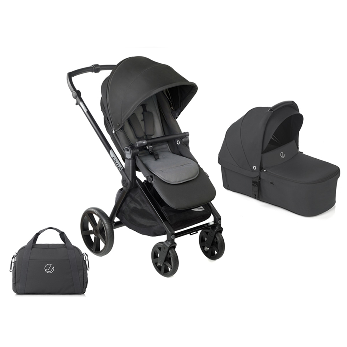 Carro de bebé Jané Muum con capazo Sweet - Verde anticuario Gris-1