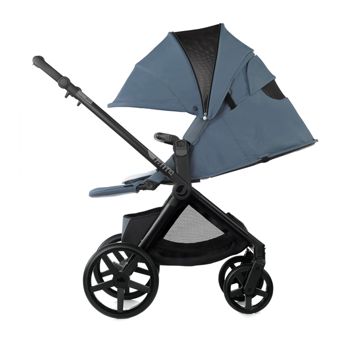 Carro de bebé Jané Muum con capazo Sweet - Verde anticuario Gris-9