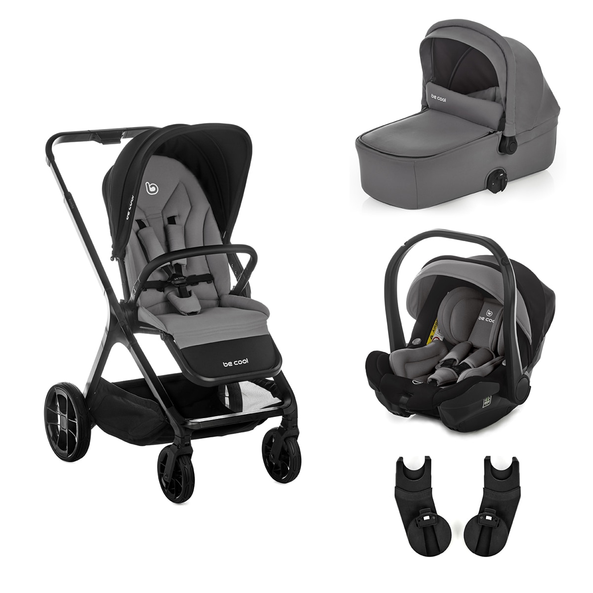 Be Cool - Carrito de bebé Be Cool Kombo con capazo Kombo y portabebé Travel Carrier..