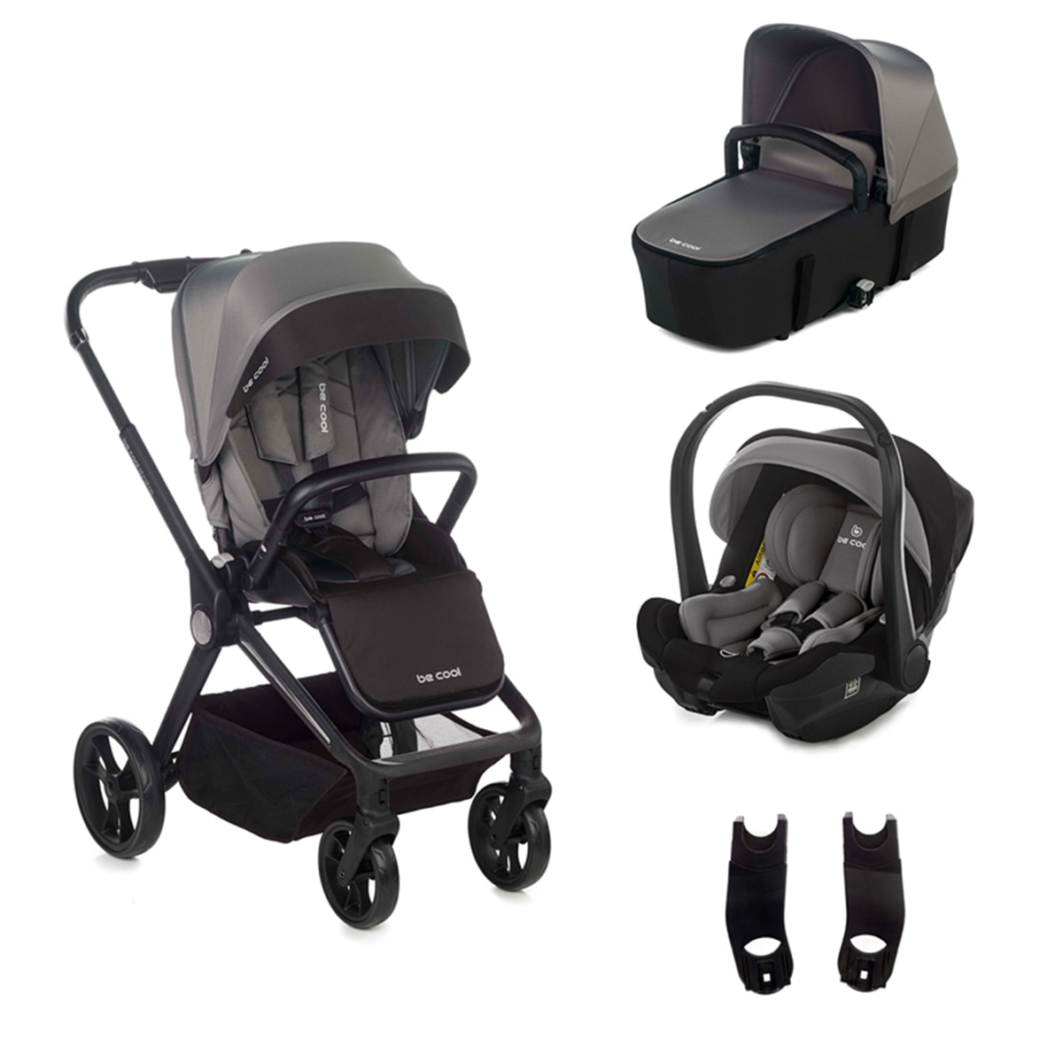 Carro de bebé Be Cool Stratos con capazo Stratos Cot y portabebé Travel — free download
