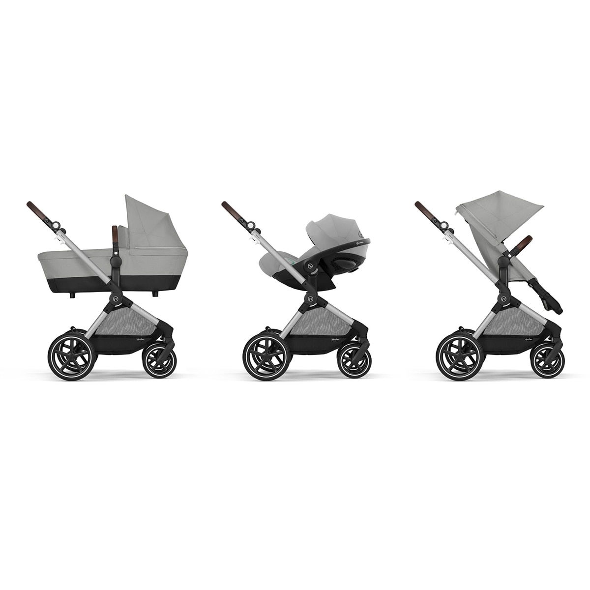 Carrinho de Passeio EOS Lux Cinzento-6